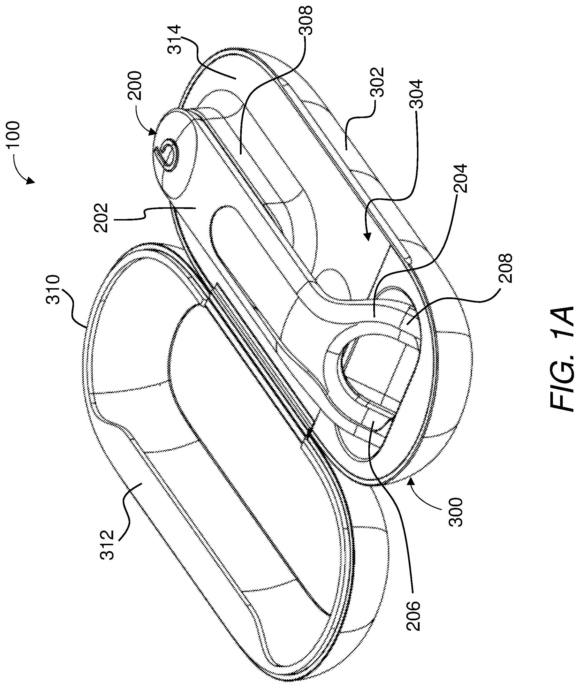 Patent US12318261 Figure 1 – Dental flossing pick