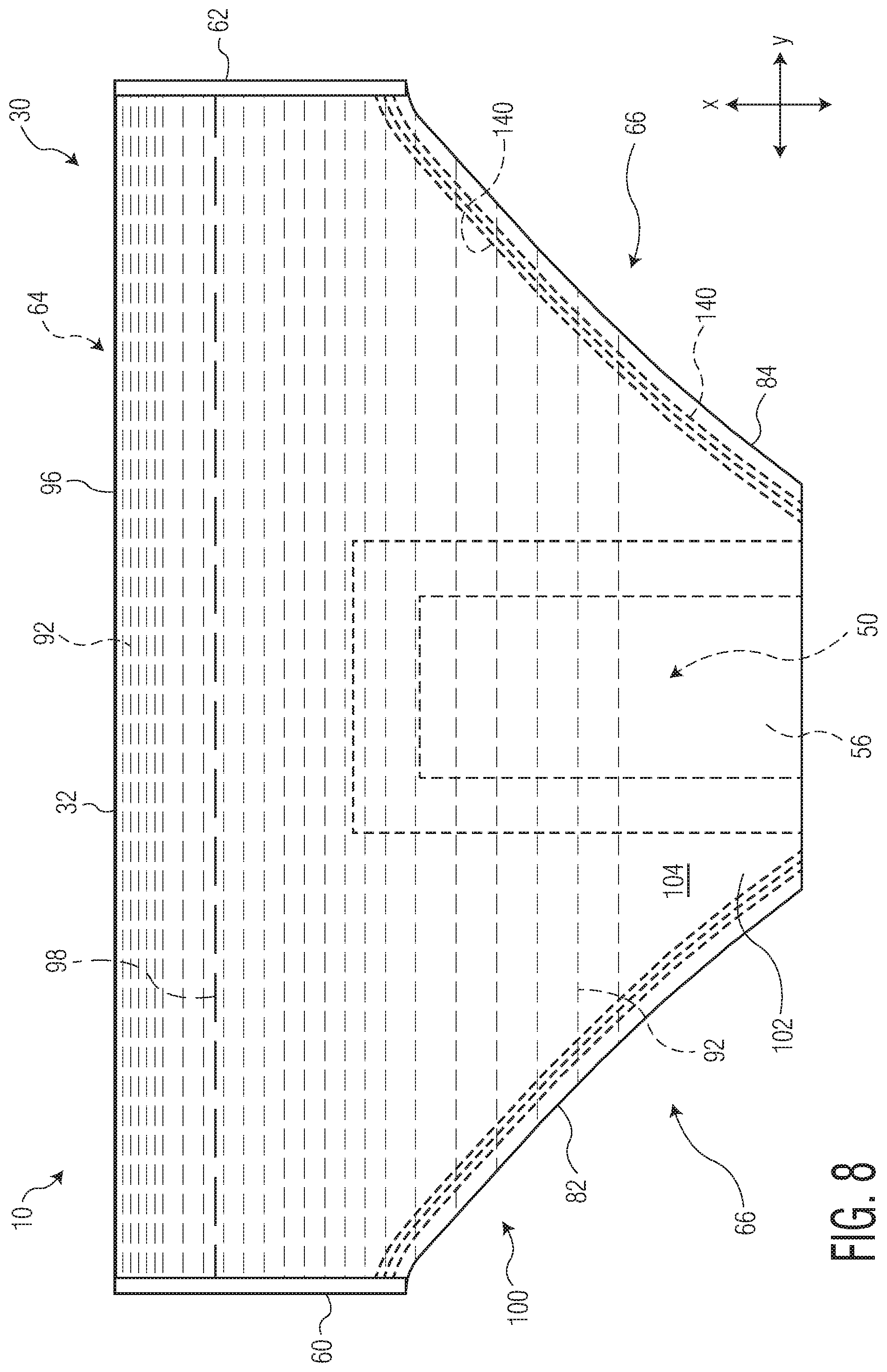 Patent US12318270 Figure 7 – Absorbent article