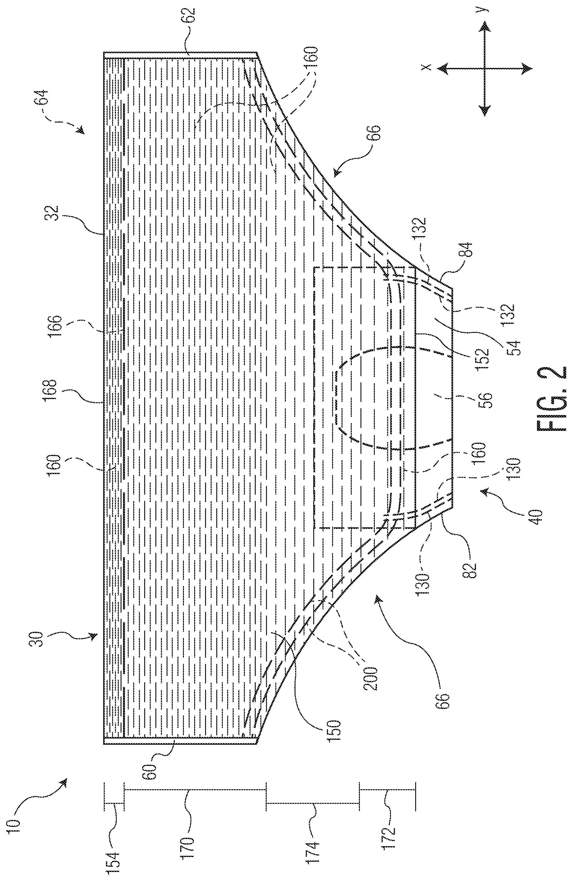 Patent US12318272 Figure 2 – Absorbent article