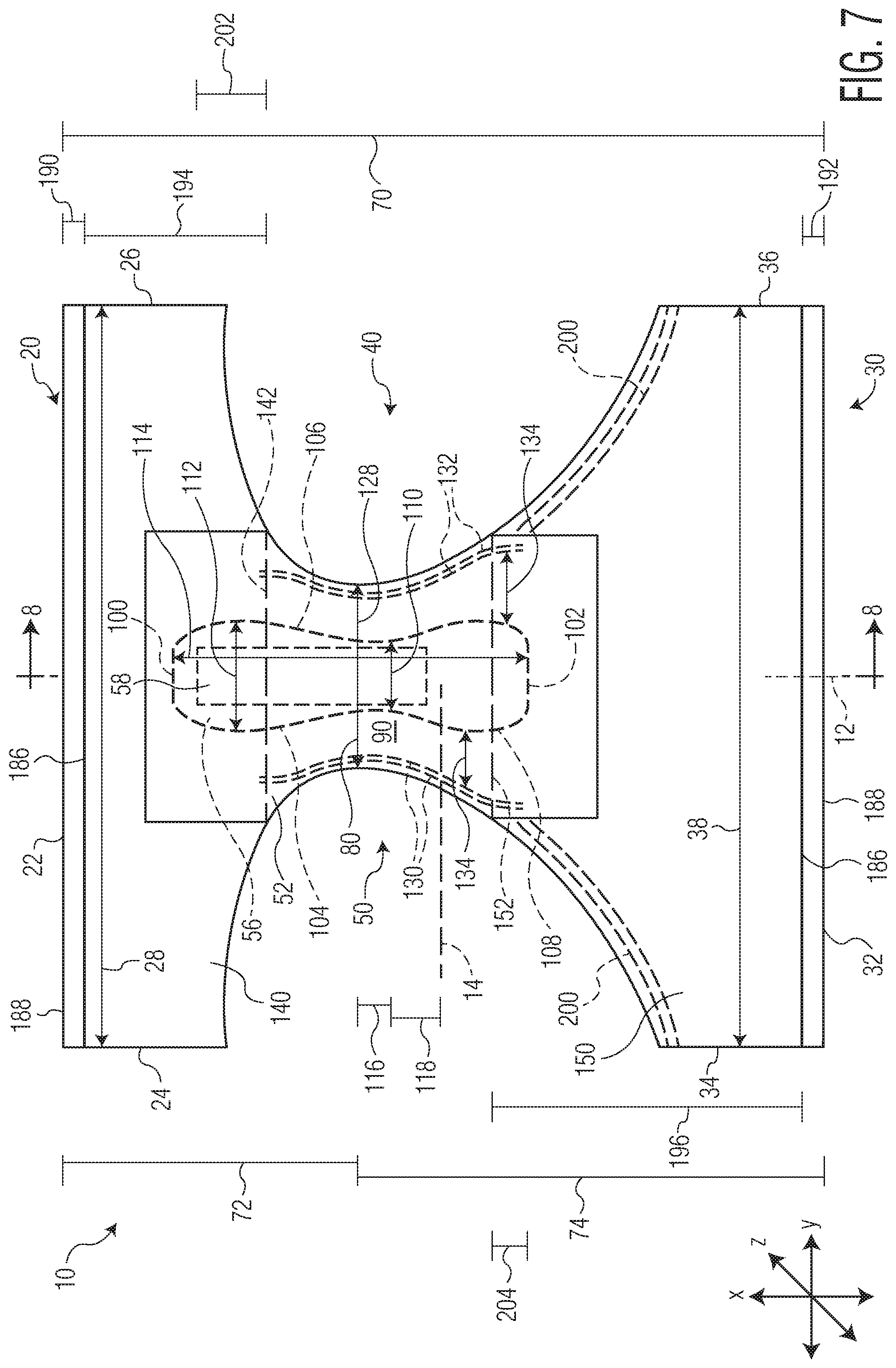 Patent US12318272 Figure 7 – Absorbent article