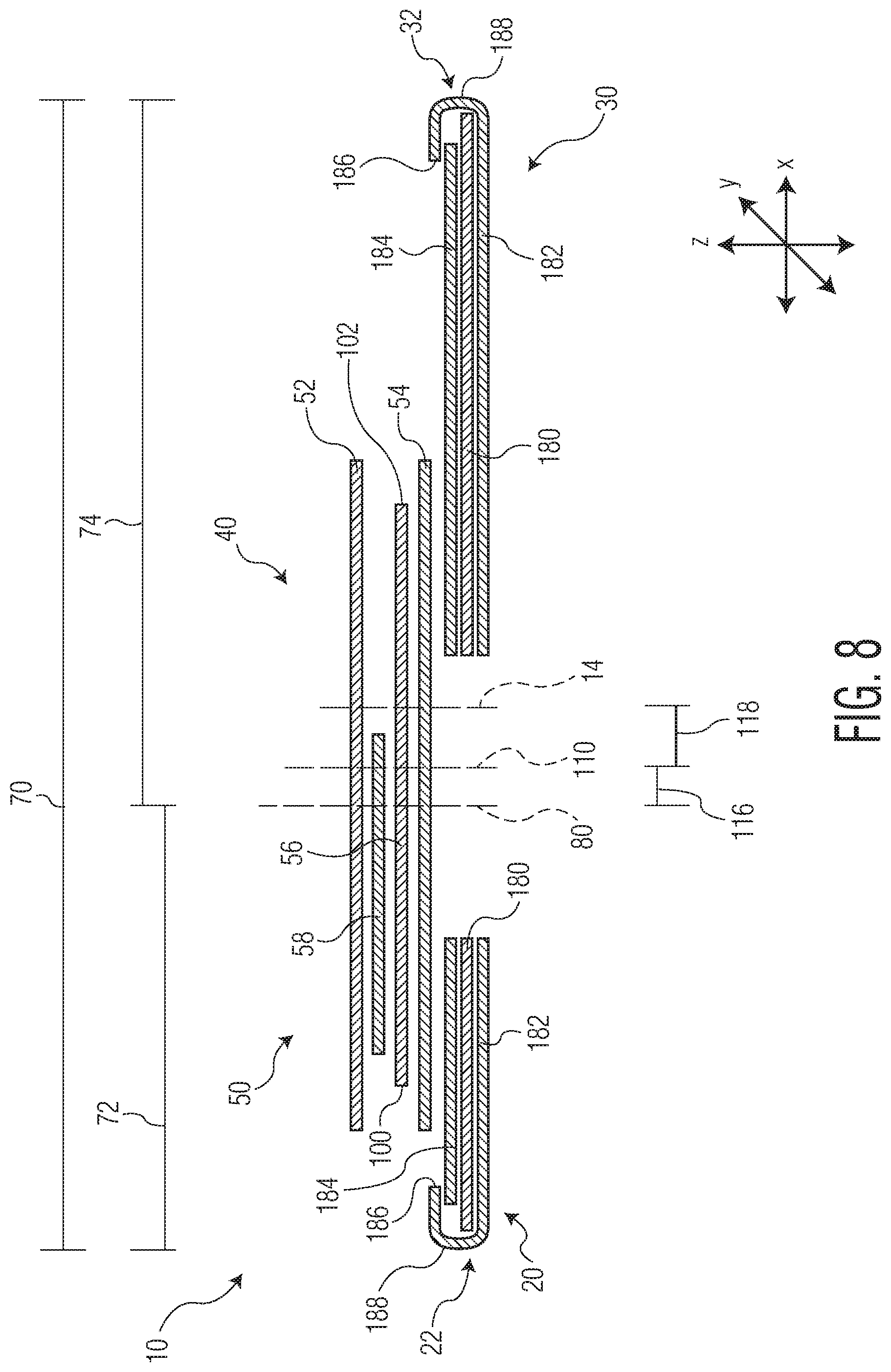 Patent US12318272 Figure 8 – Absorbent article