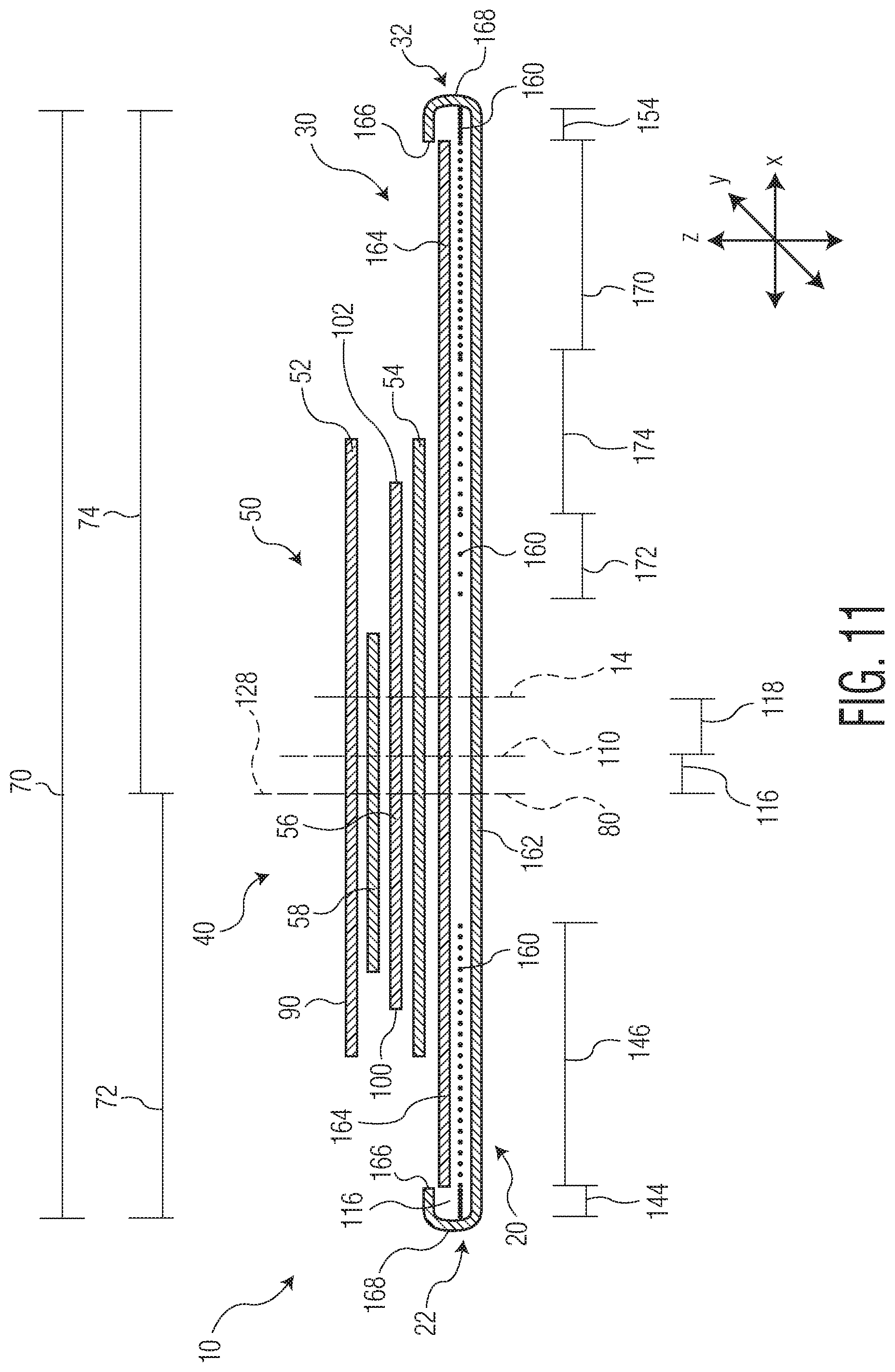 Patent US12318272 Figure 11 – Absorbent article