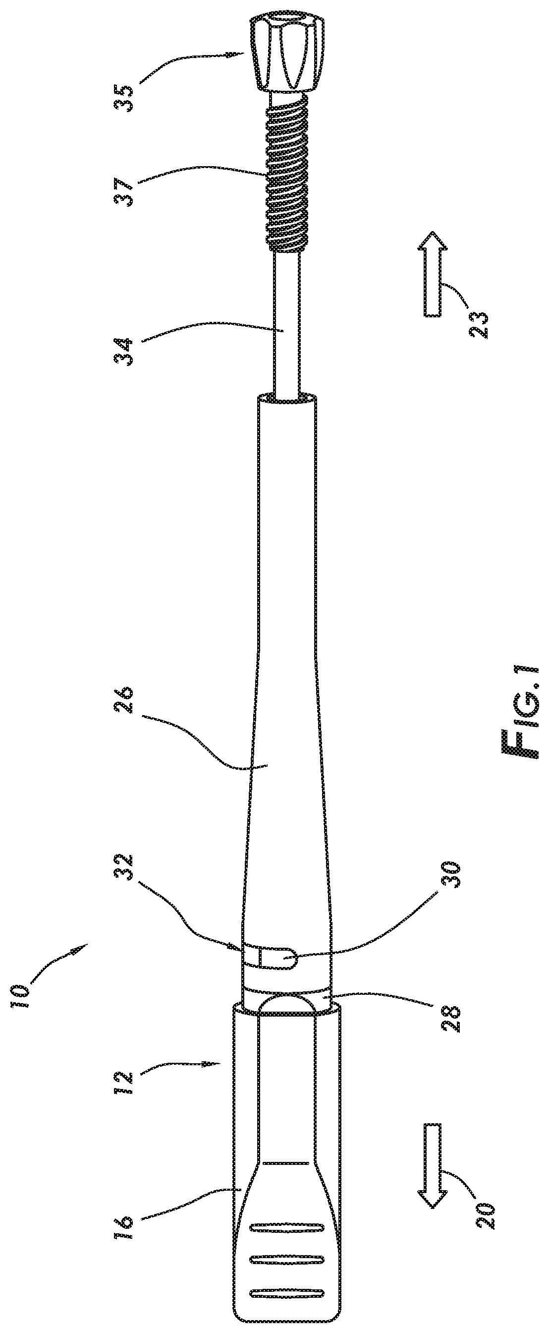 Patent US12318280 — Removable cap actuation for an intraocular lens cartridge — Figure 1