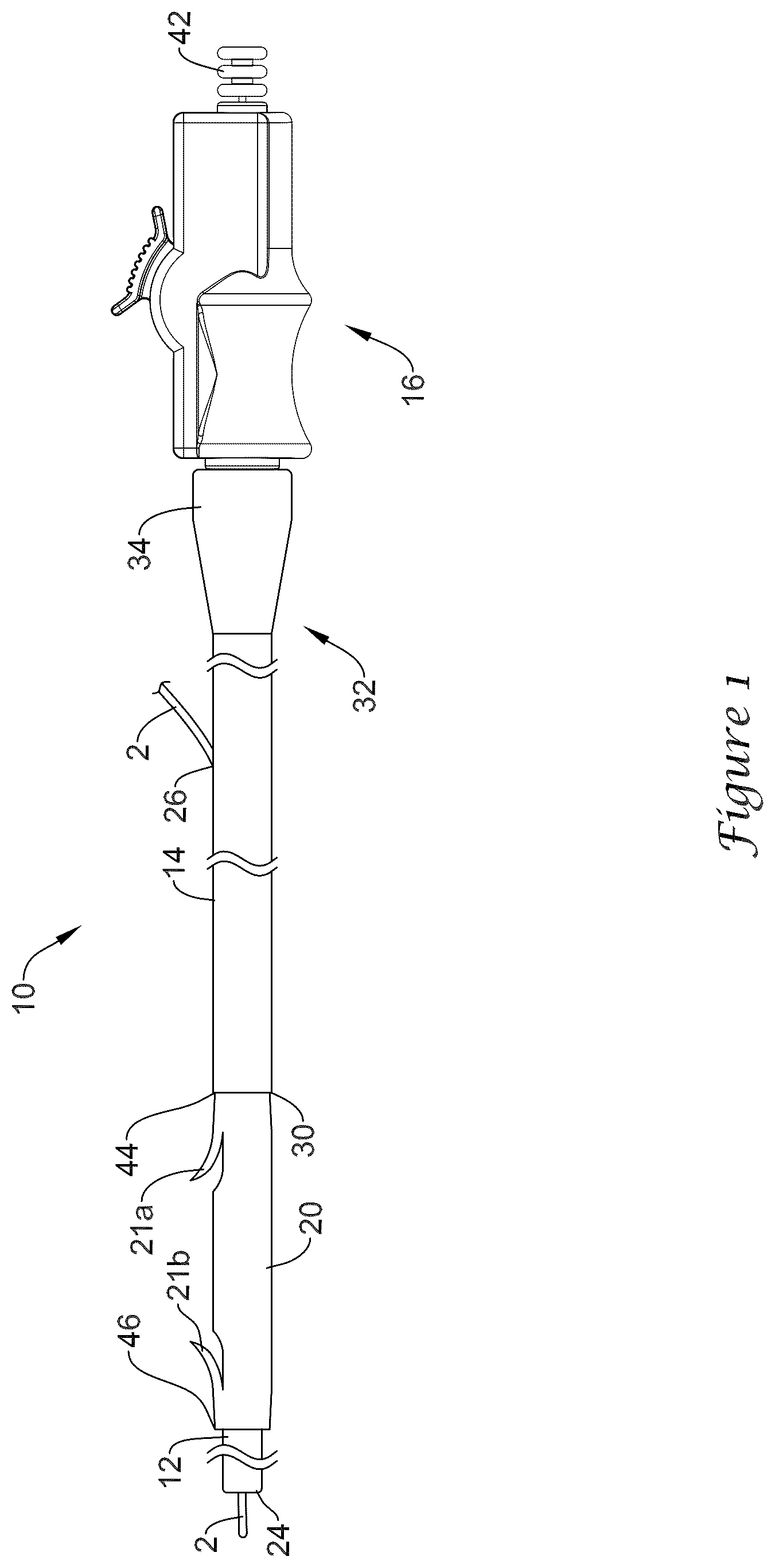 Patent US12318317 — Stent delivery system having retention structure — Figure 1