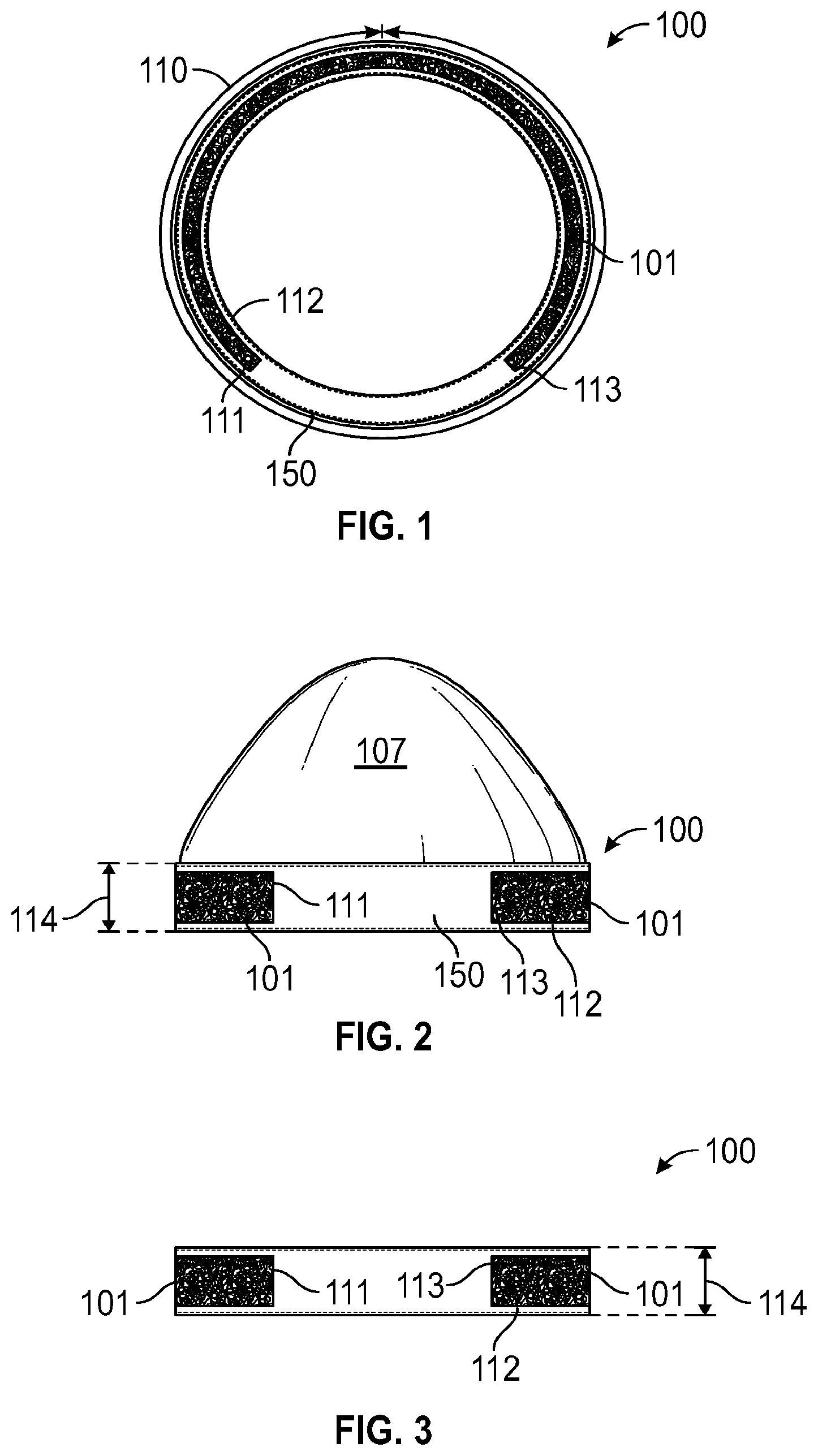 Patent US12318319 — Compression band for mittens and ears — Figure 1