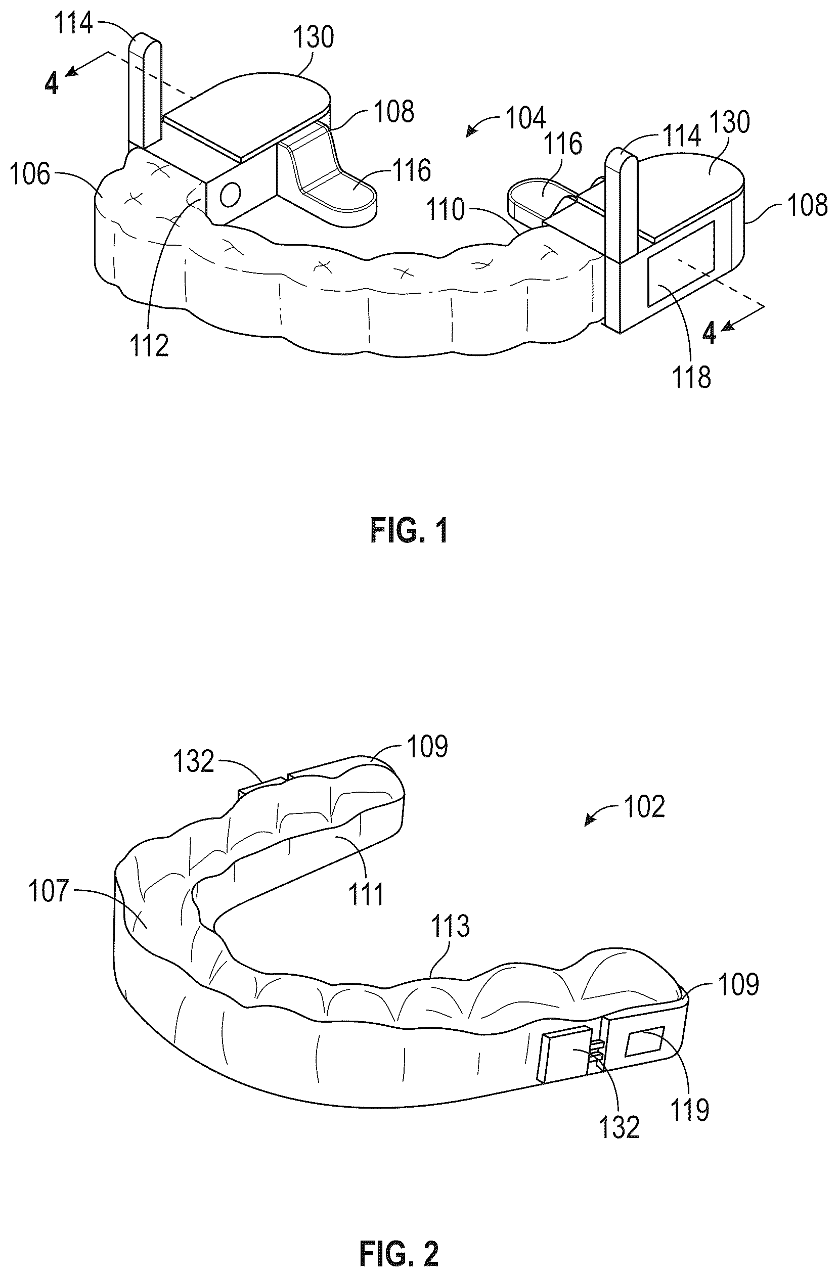 Patent US12318325 — Maxillary and mandibular devices that prevent disengagement therebetween, controller station, and methods of treating and/or diagnosing medical disorders — Figure 1