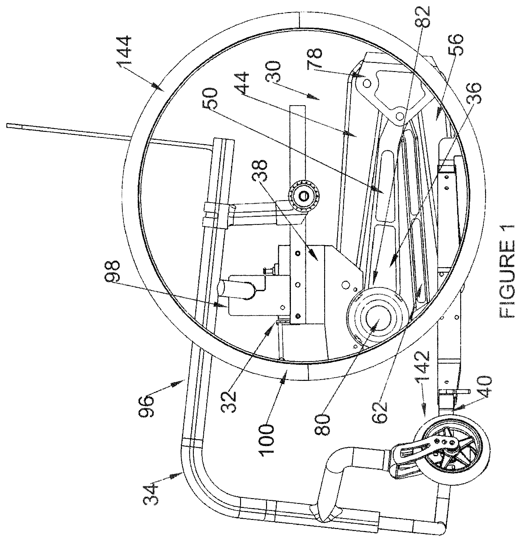 Patent US12318336 — Wheelchair lift and methods of making and using the same — Figure 1
