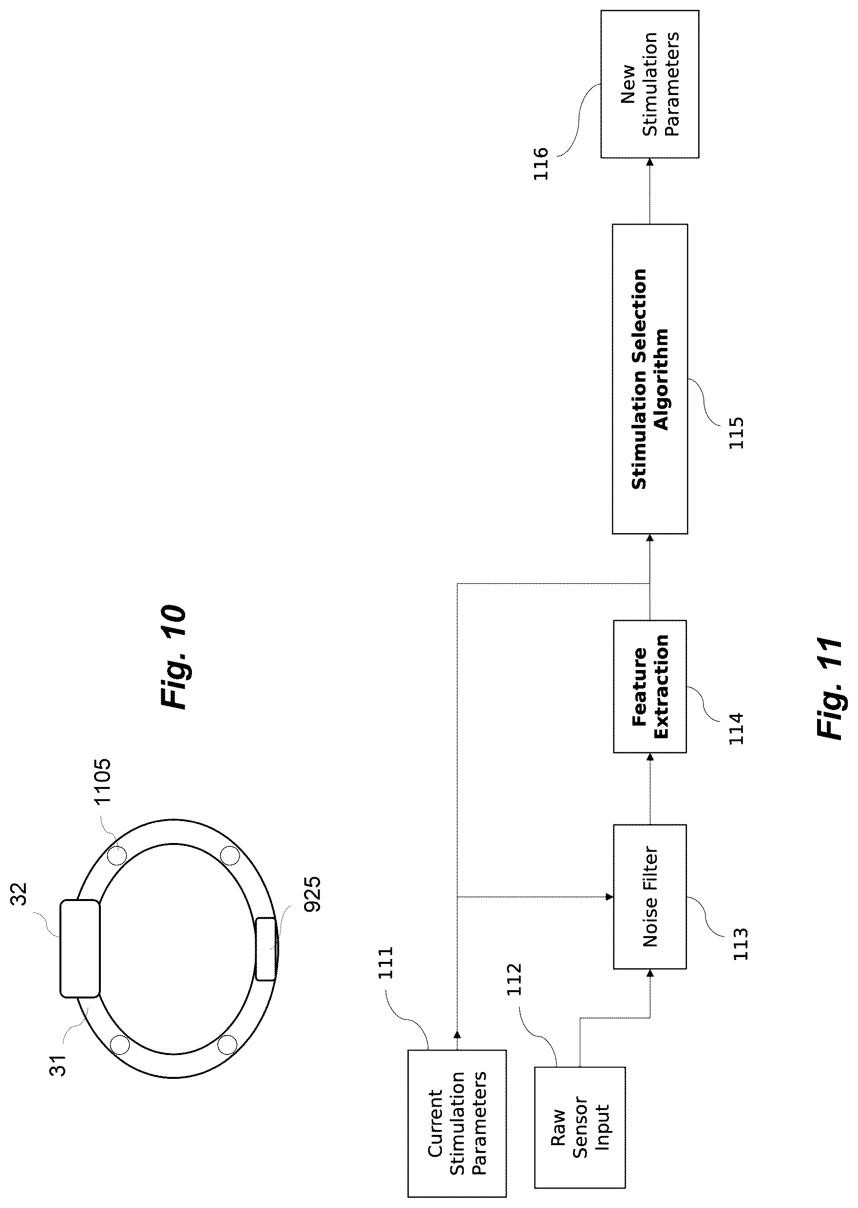 Patent US12318341 Figure 7 – Apparatus and method for reduction of neurological movement disorder symptoms using wearable device