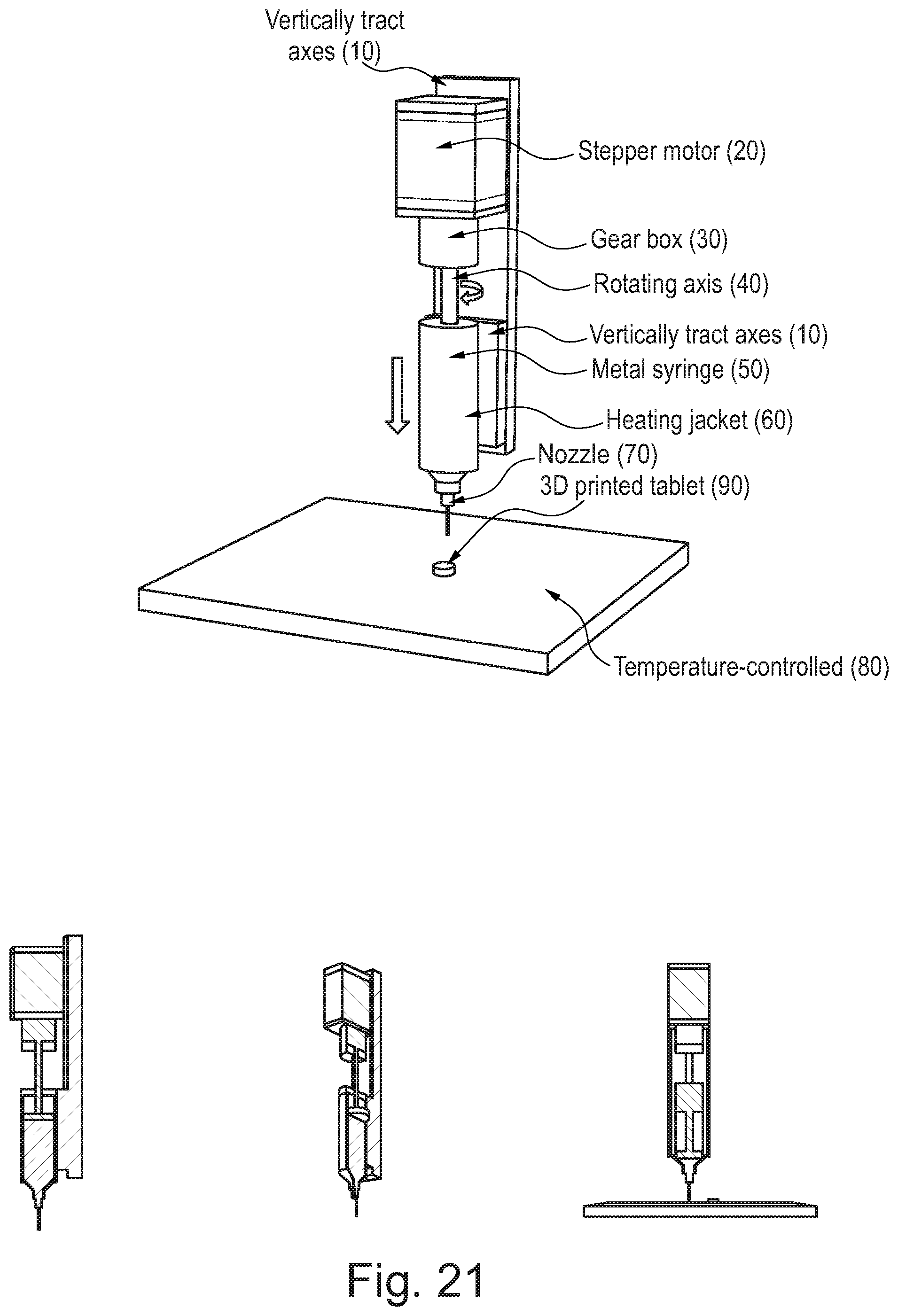 Patent US12318488 Figure 11 – Solid dosage form production