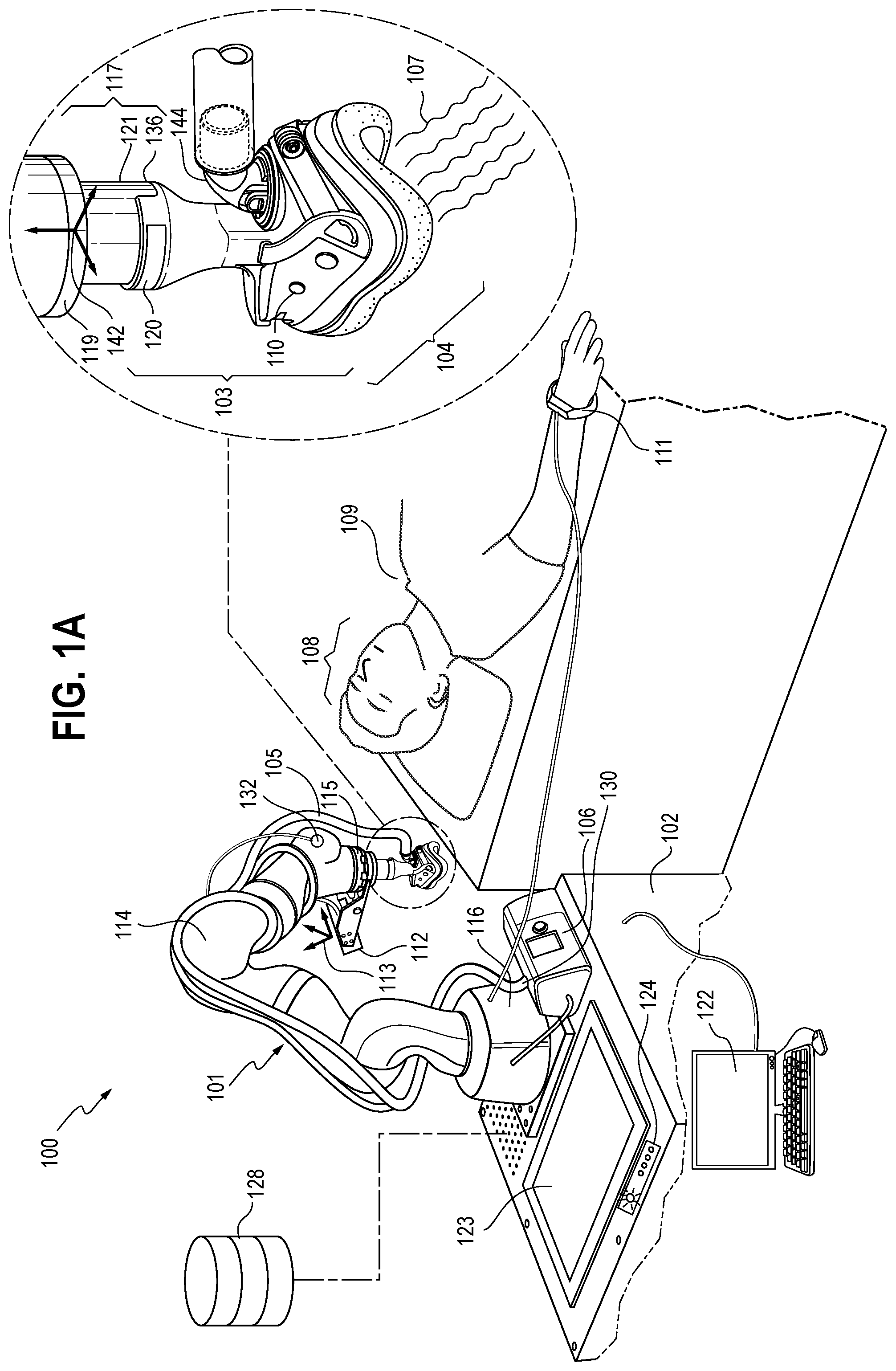 Patent US12318543 — Robotic ventilation method configured for automatic gas delivery — Figure 1