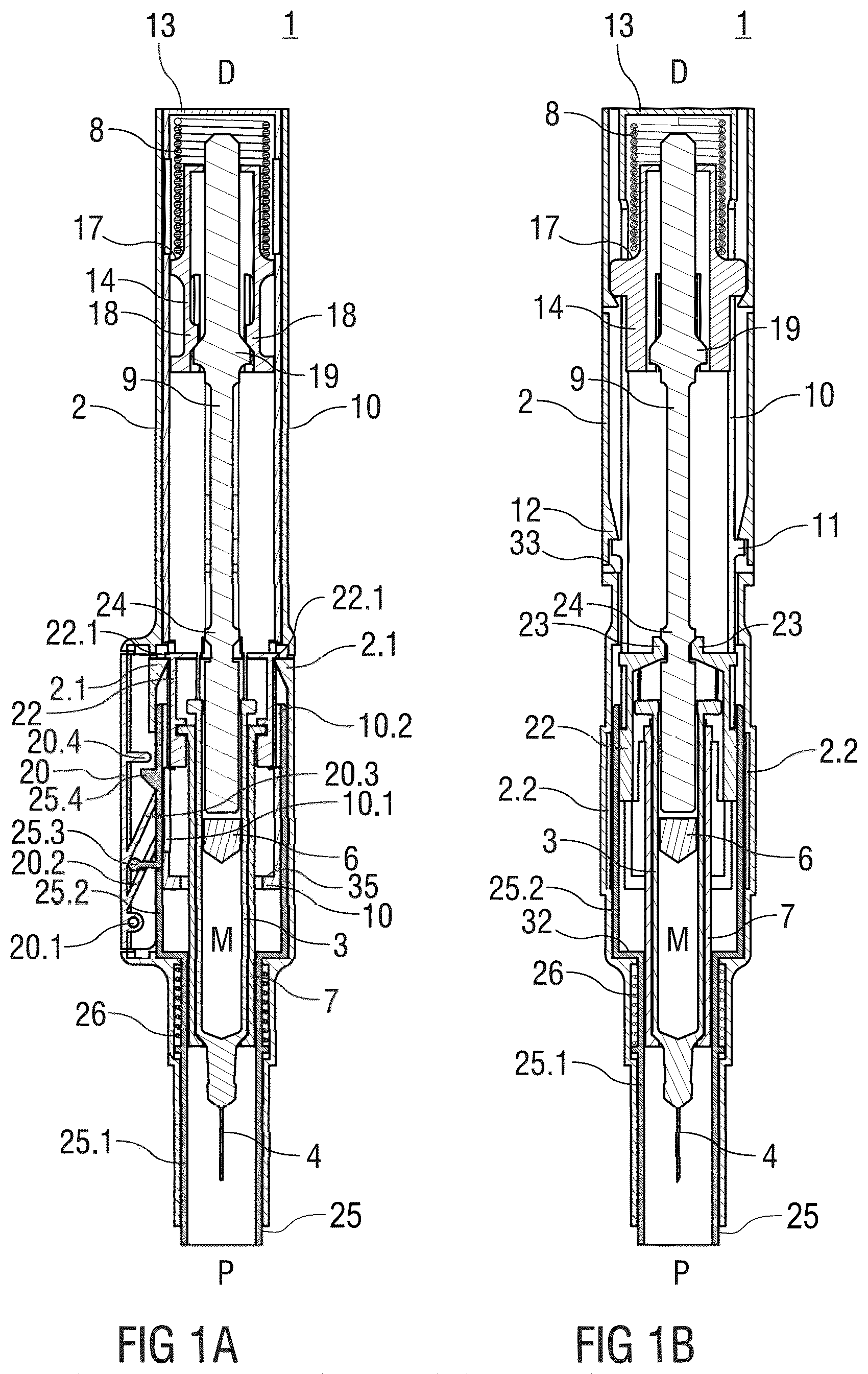 Patent US12318585 — Auto-injector — Figure 1