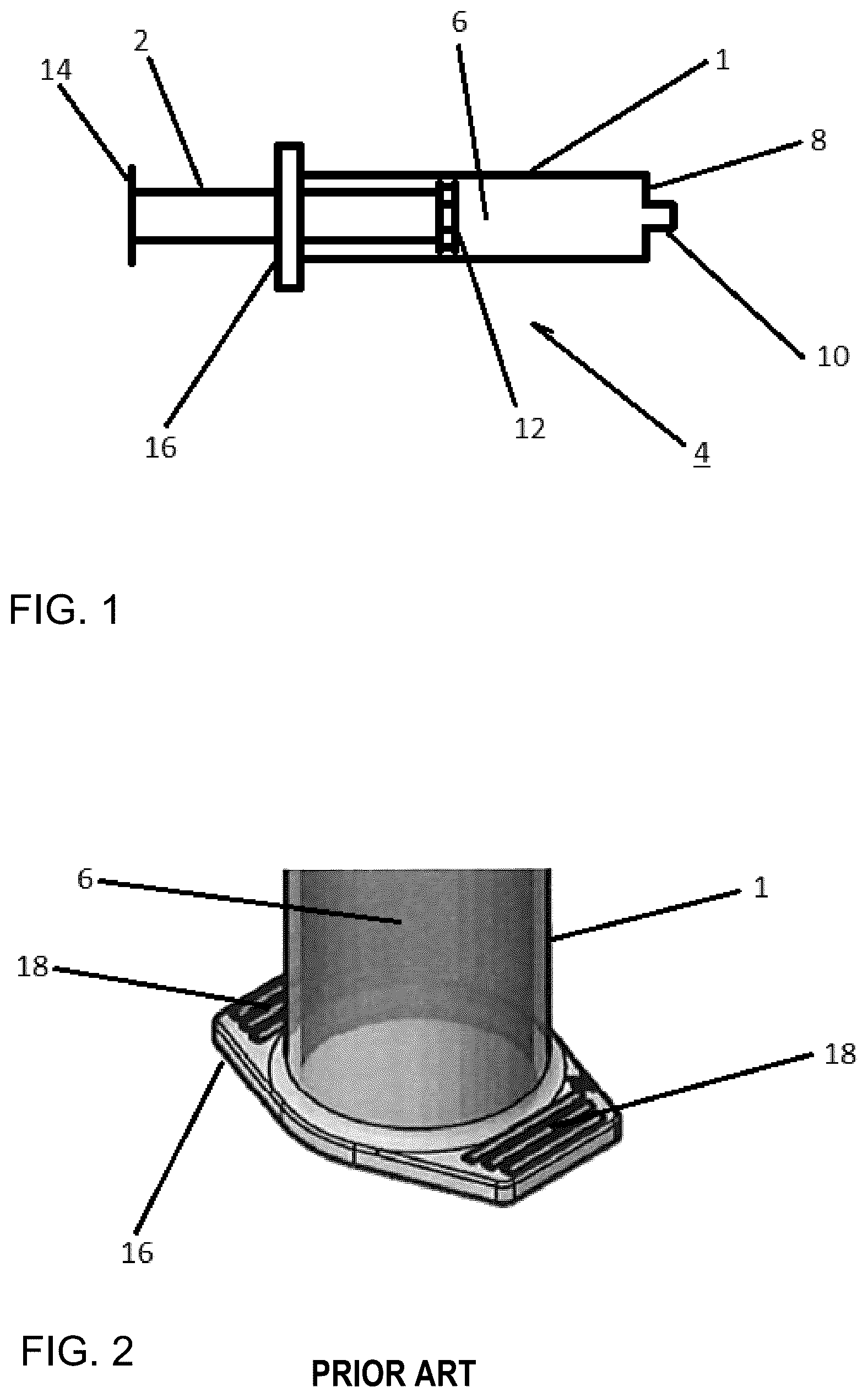 Patent US12318587 — Syringe body — Figure 1
