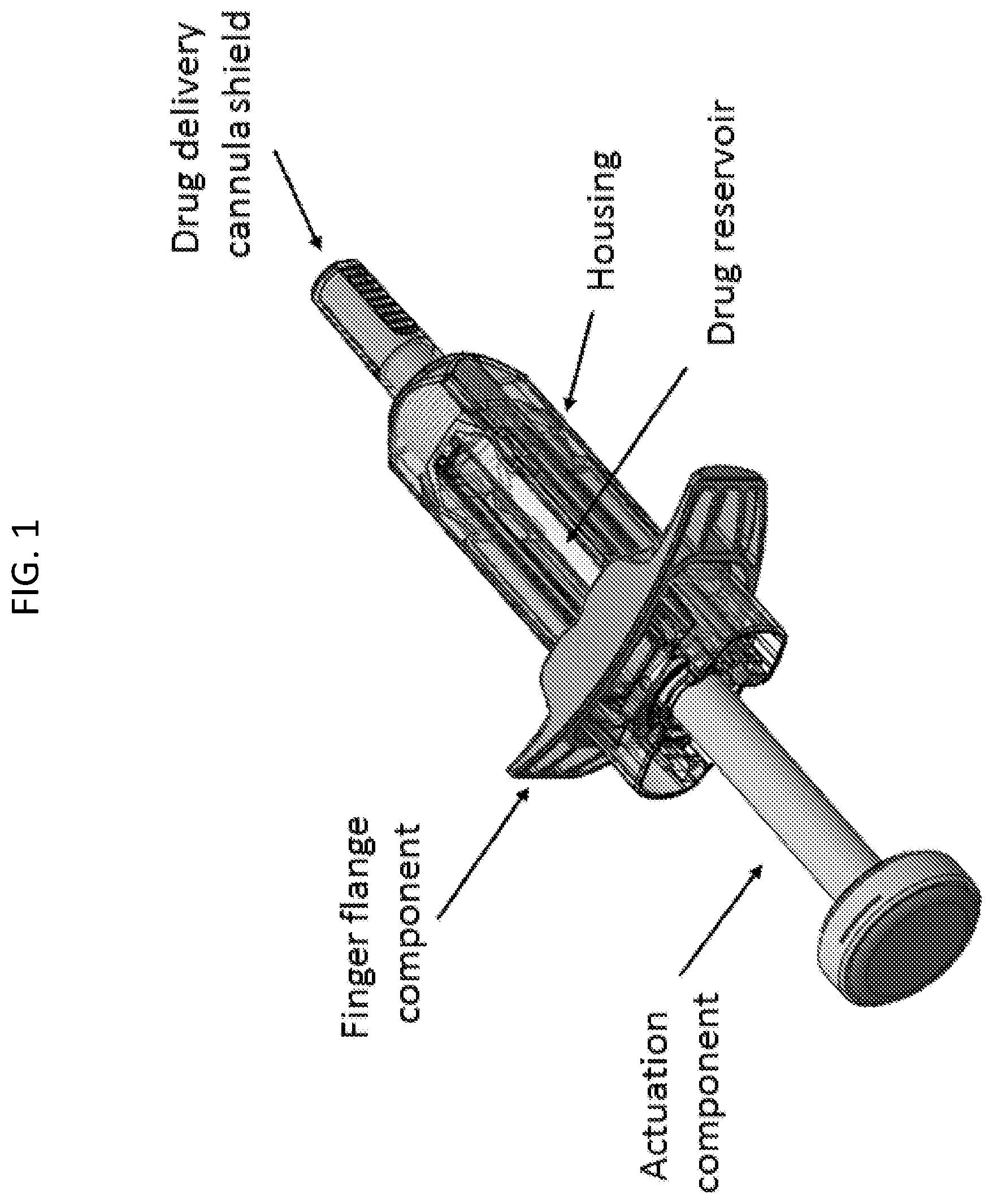 Patent US12318591 Figure 1 – Injection monitoring device