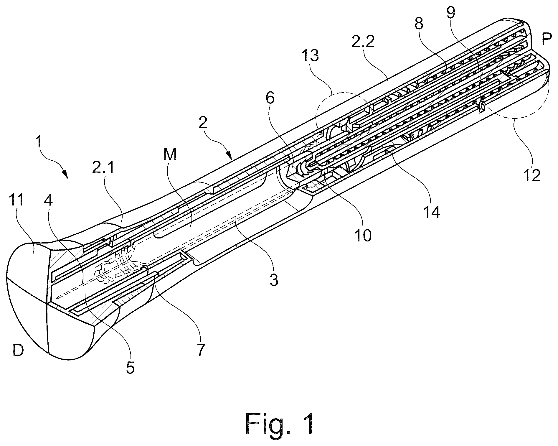 Patent US12318592 Figure 1 – Drug delivery device with feedback mechanism