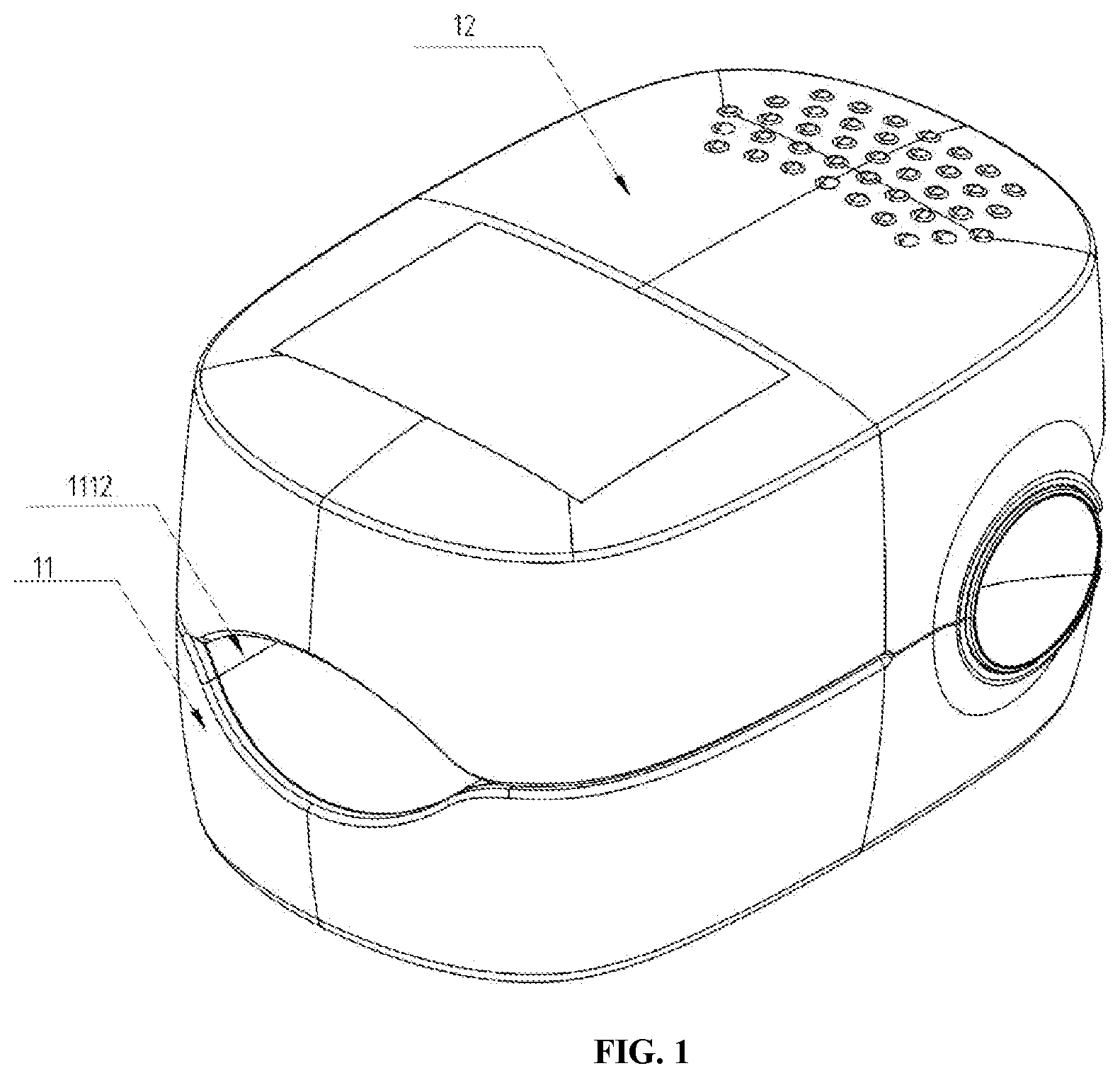 Patent US12318628 — Adjuvant nail treatment device — Figure 1