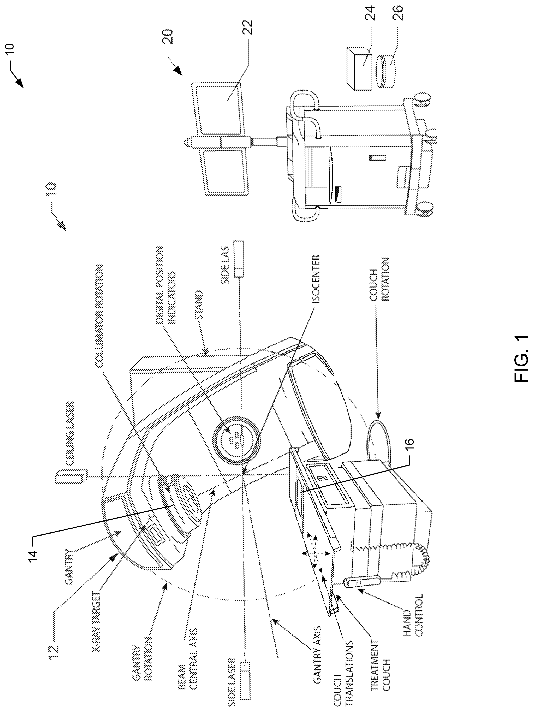 Patent US12318631 — Dose-based optimization for multi-leaf collimator (“MLC”) tracking during radiation therapy methods and apparatus — Figure 1