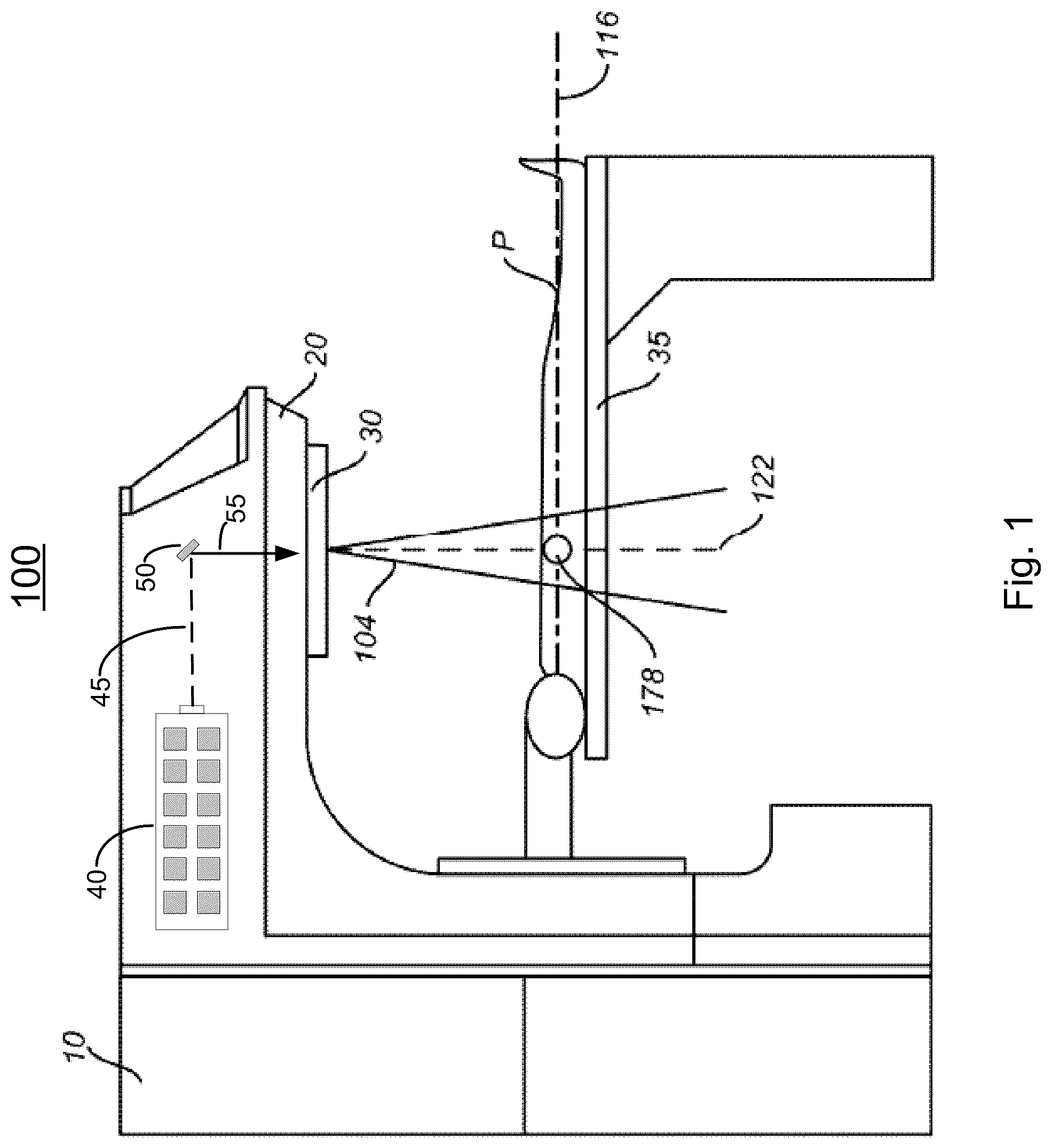Patent US12318634 — Monitor for high dose rate electron therapy, system and method — Figure 1
