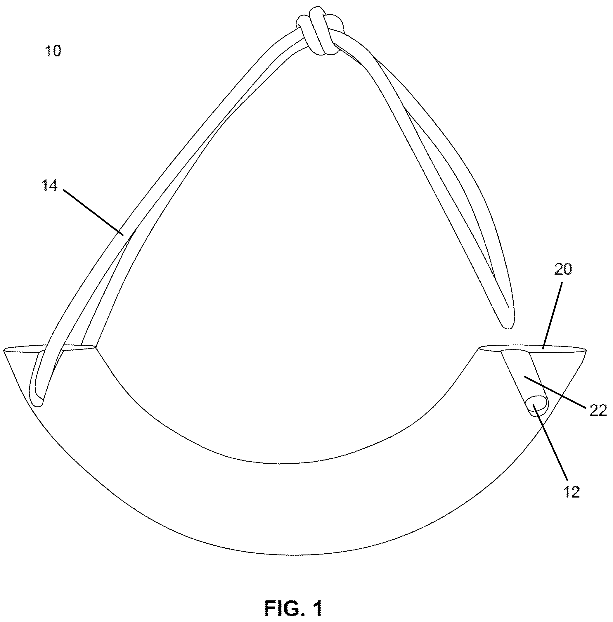 Patent US12318654 — Exercise handle apparatus — Figure 1