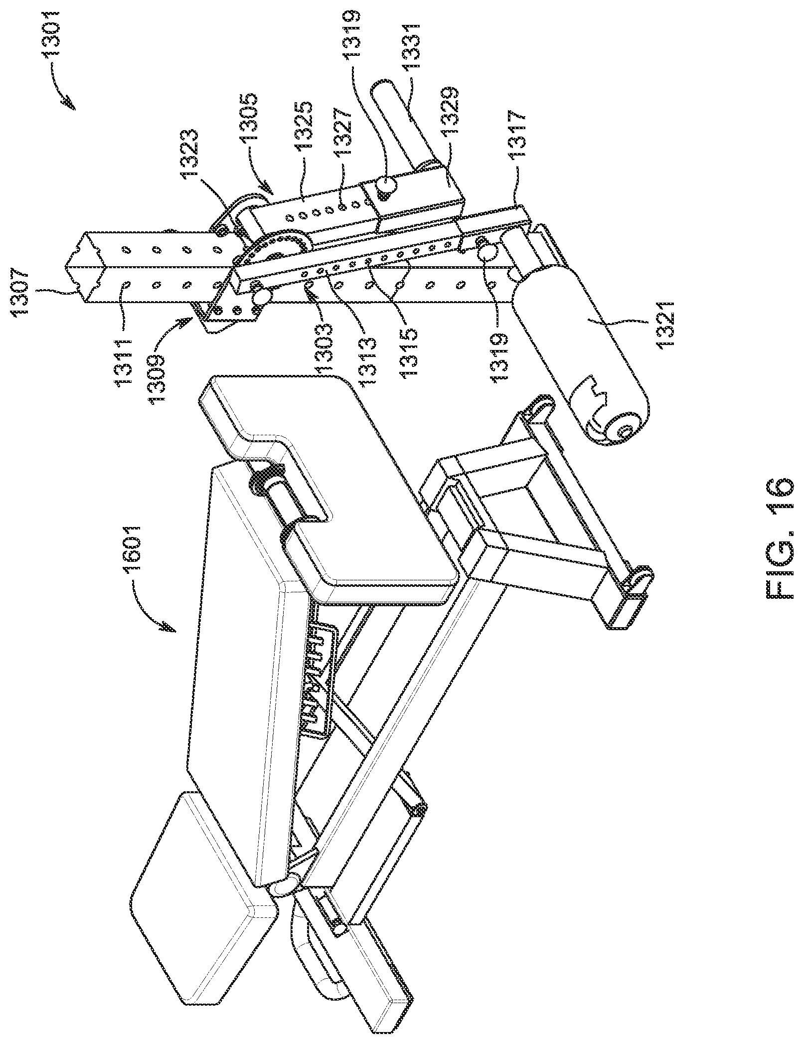 Patent US12318657 Figure 16 – Exercise machine system and method of use