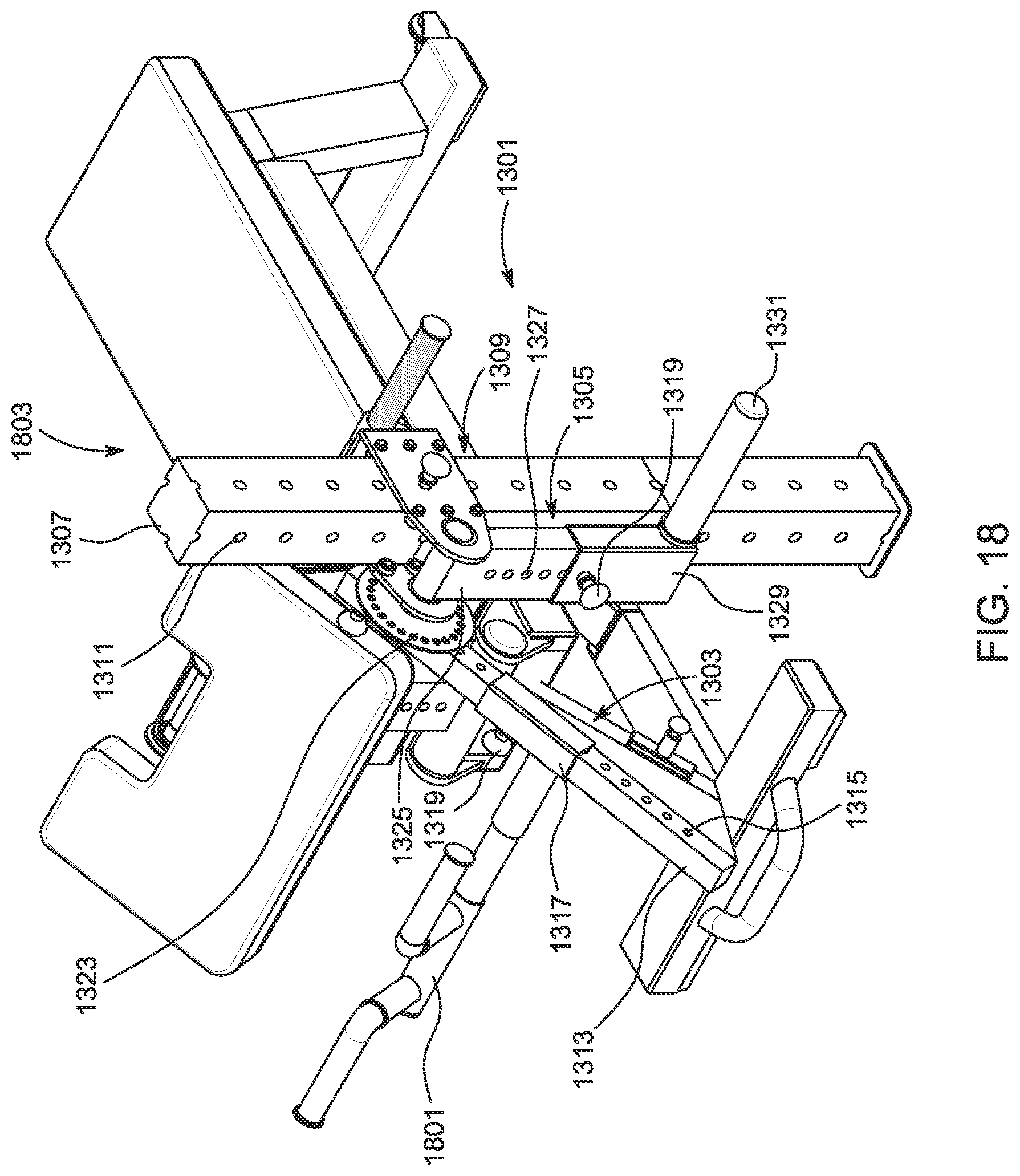 Patent US12318657 Figure 18 – Exercise machine system and method of use