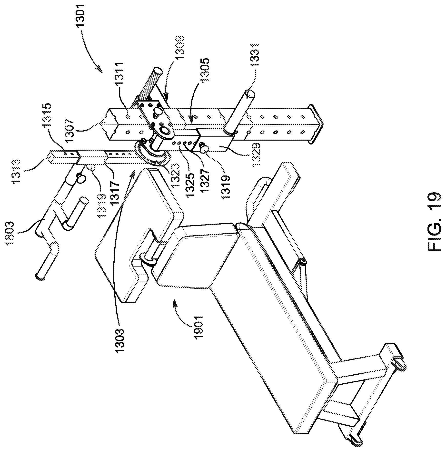 Patent US12318657 Figure 19 – Exercise machine system and method of use