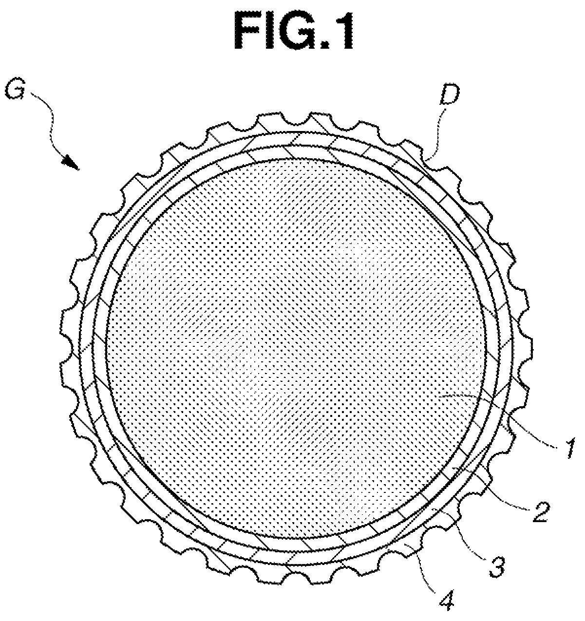 Patent US12318667 — Multi-piece solid golf ball — Figure 1