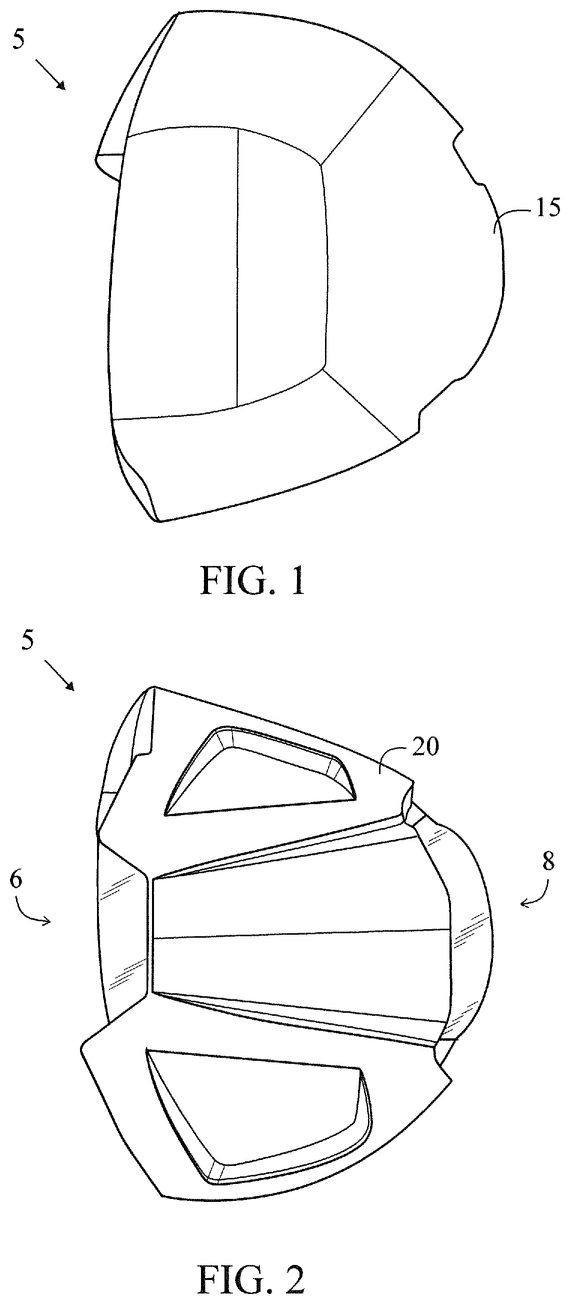 Patent US12318669 Figure 1 – Golf club head