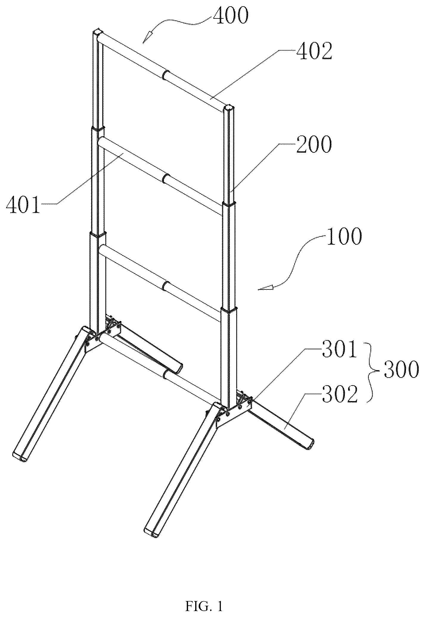 Patent US12318674 — Foldable ladder toss game apparatus — Figure 1