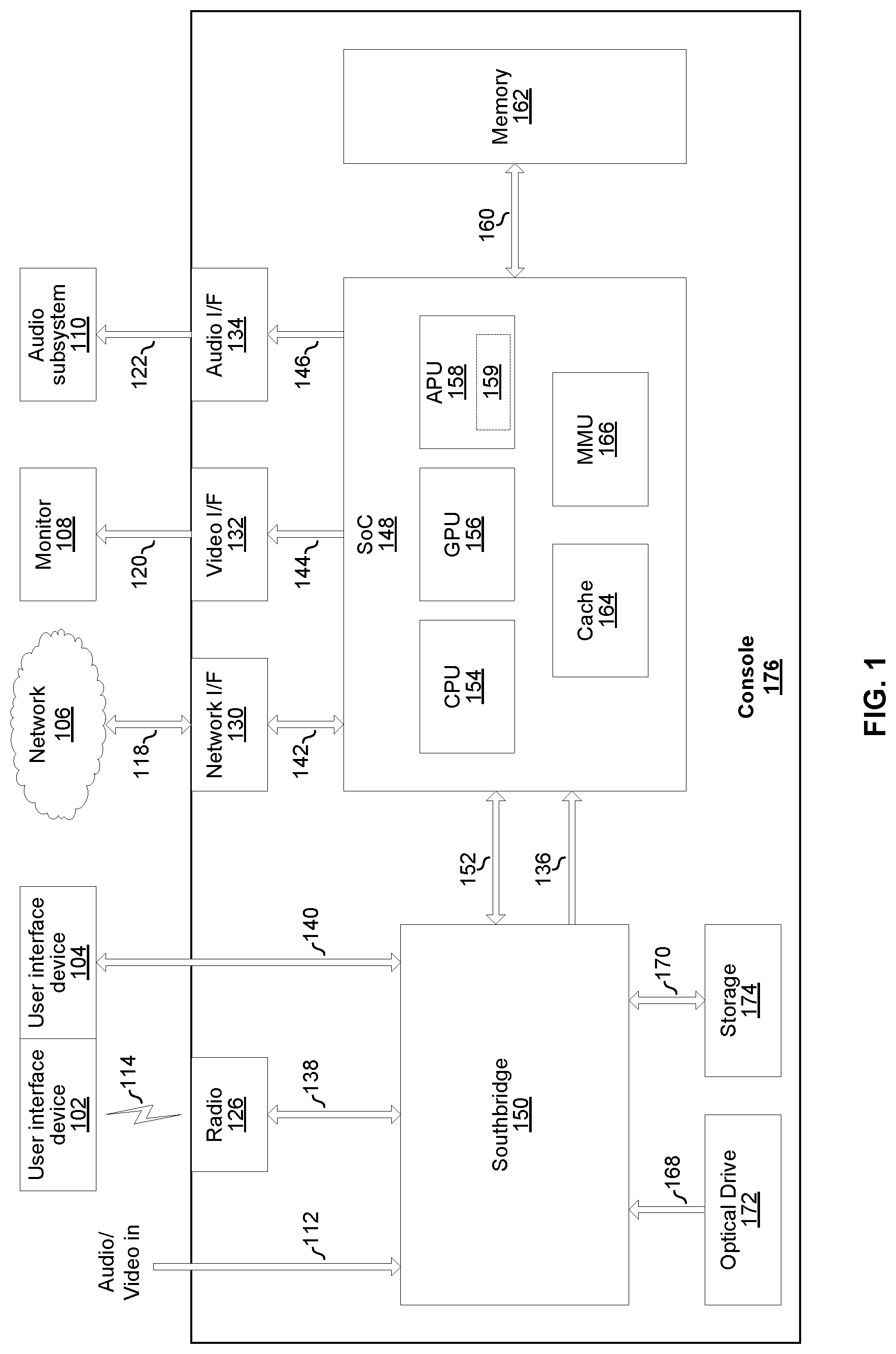 Patent US12318687 — Independent game and chat volume control — Figure 1