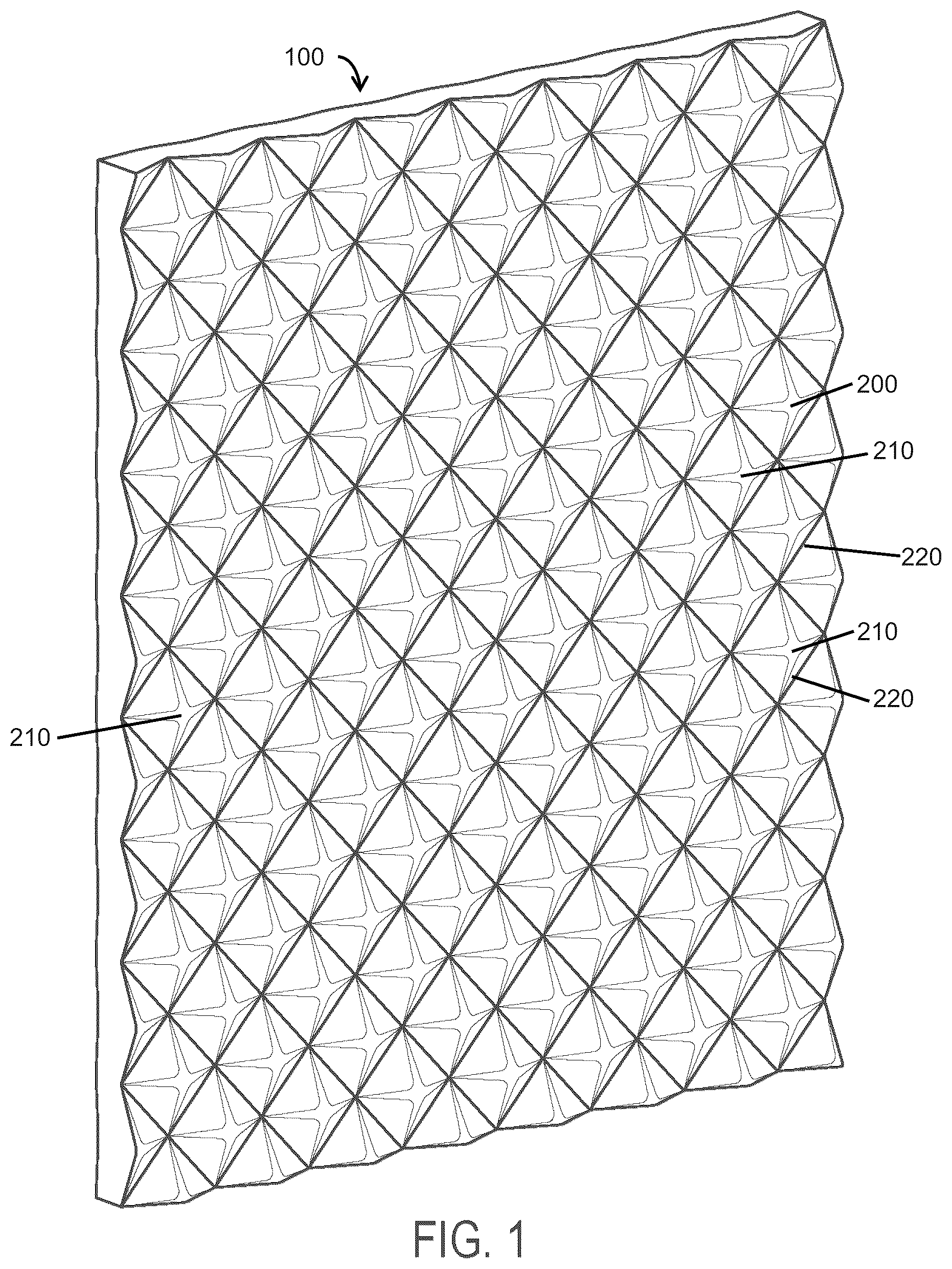 Patent US12318758 — Textured sorbent sheets, assemblies containing them, and molds for making same — Figure 1