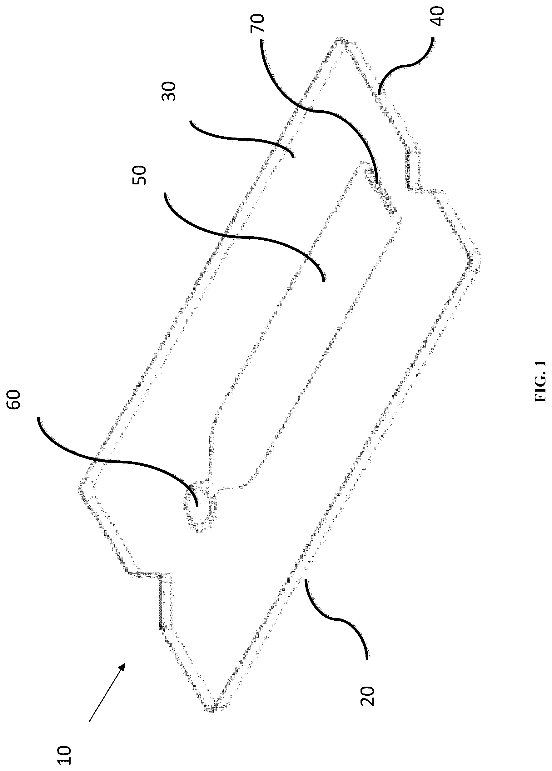 Patent US12318774 Figure 1 – Microfluidic device and method of manufacturing the same