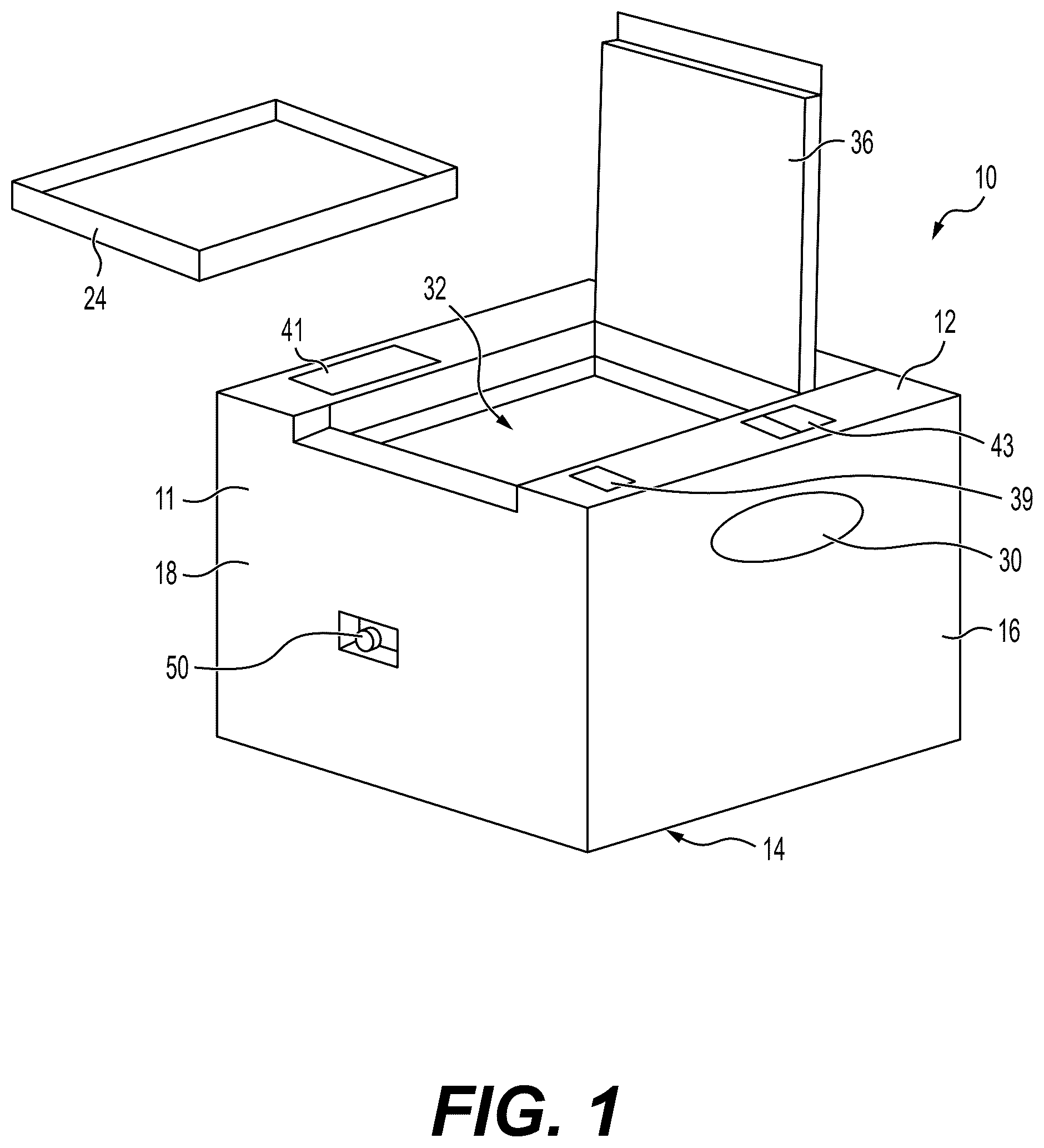 Patent US12318787 — Device for autoclaving and centrifuging a sample — Figure 1