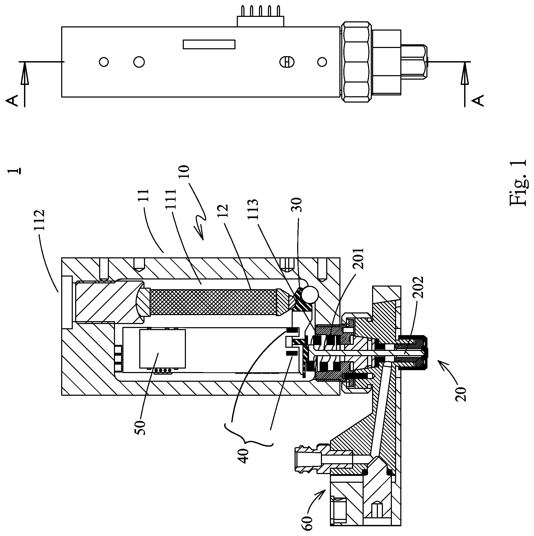 Patent US12318791 Figure 1 – Jetting valve with two stage calibrating structures