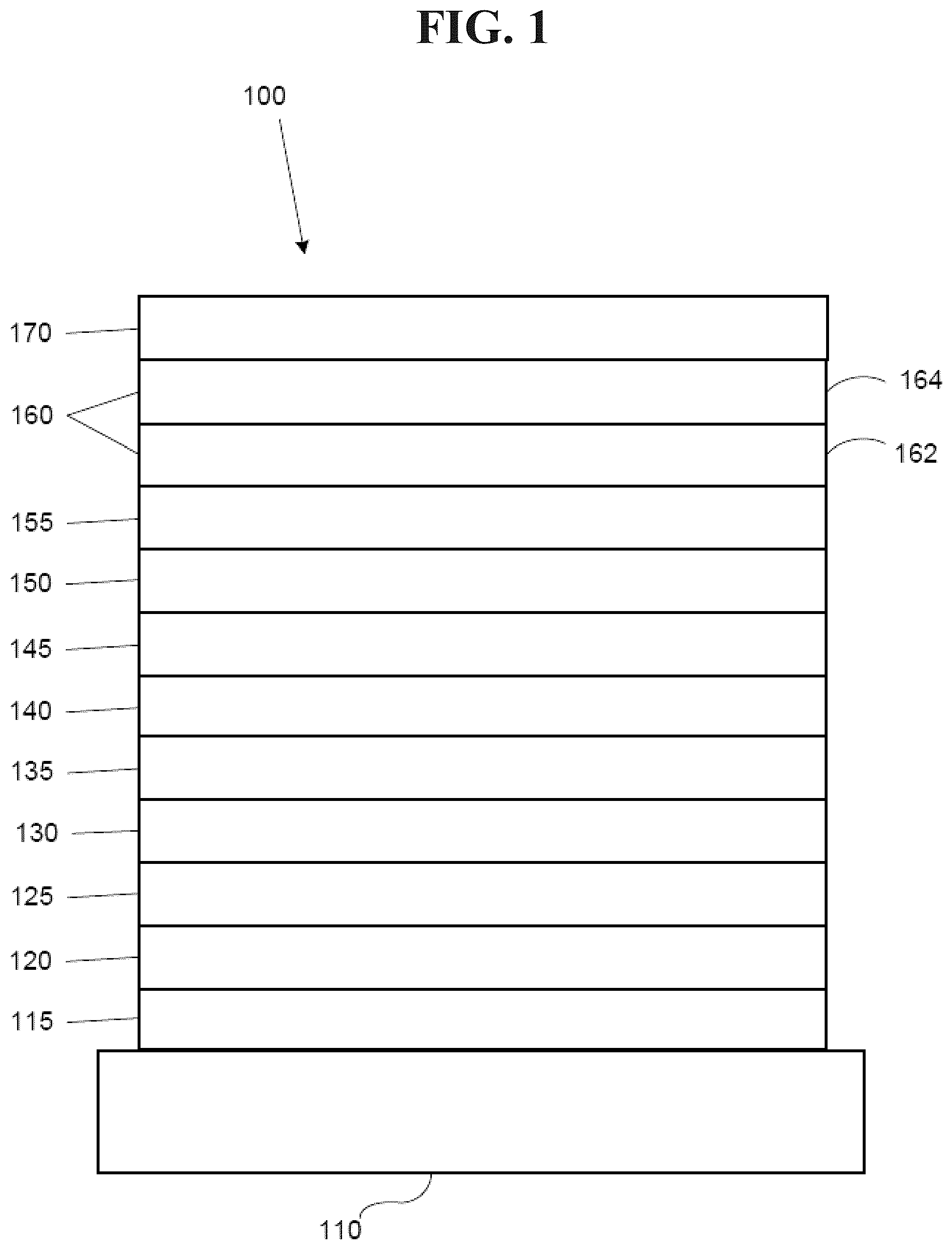 Patent US12318805 — Organic vapor jet print head with orthogonal delivery and exhaust channels — Figure 1