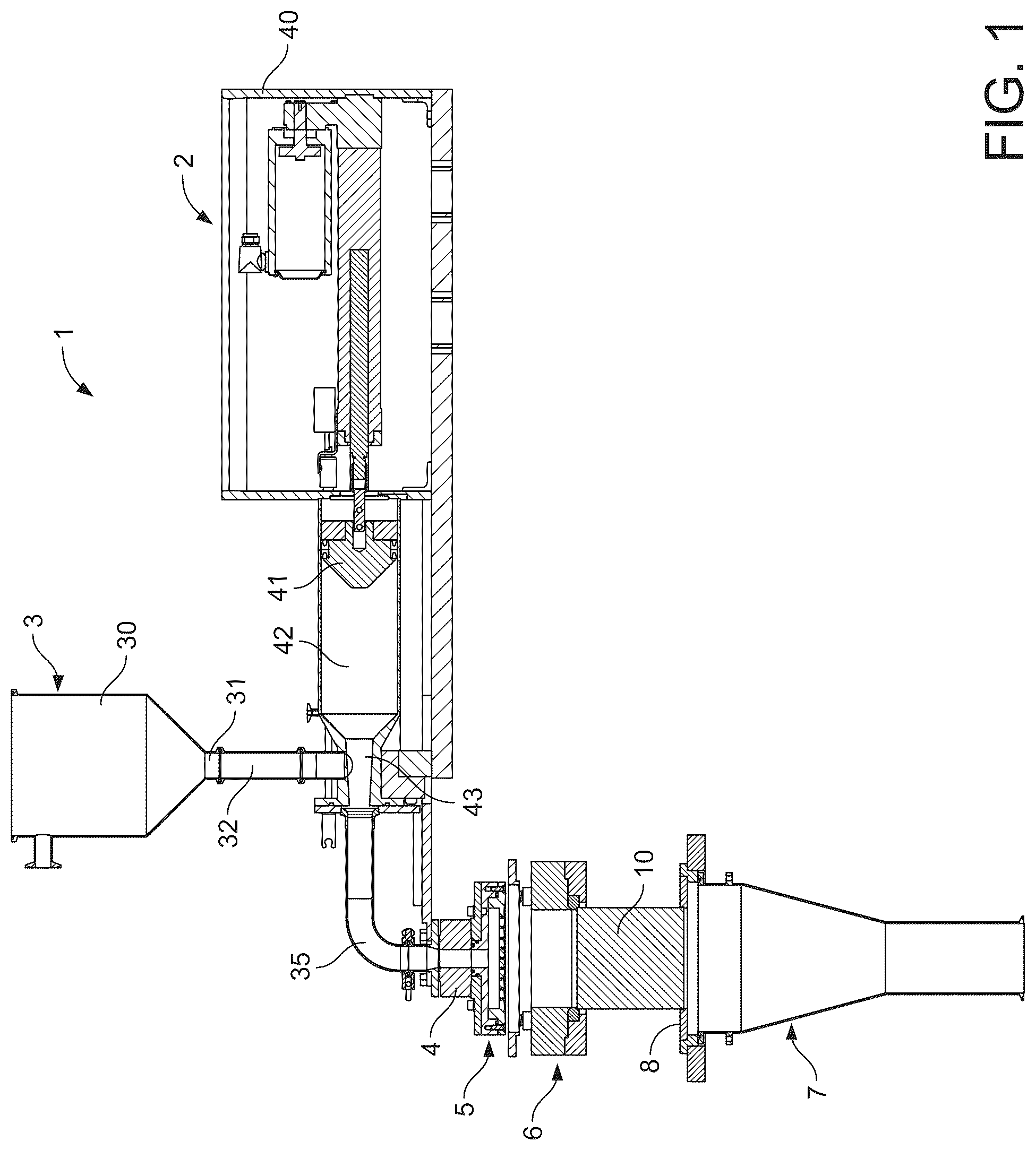 Patent US12318806 — Apparatus and method for coating substrates with washcoats — Figure 1