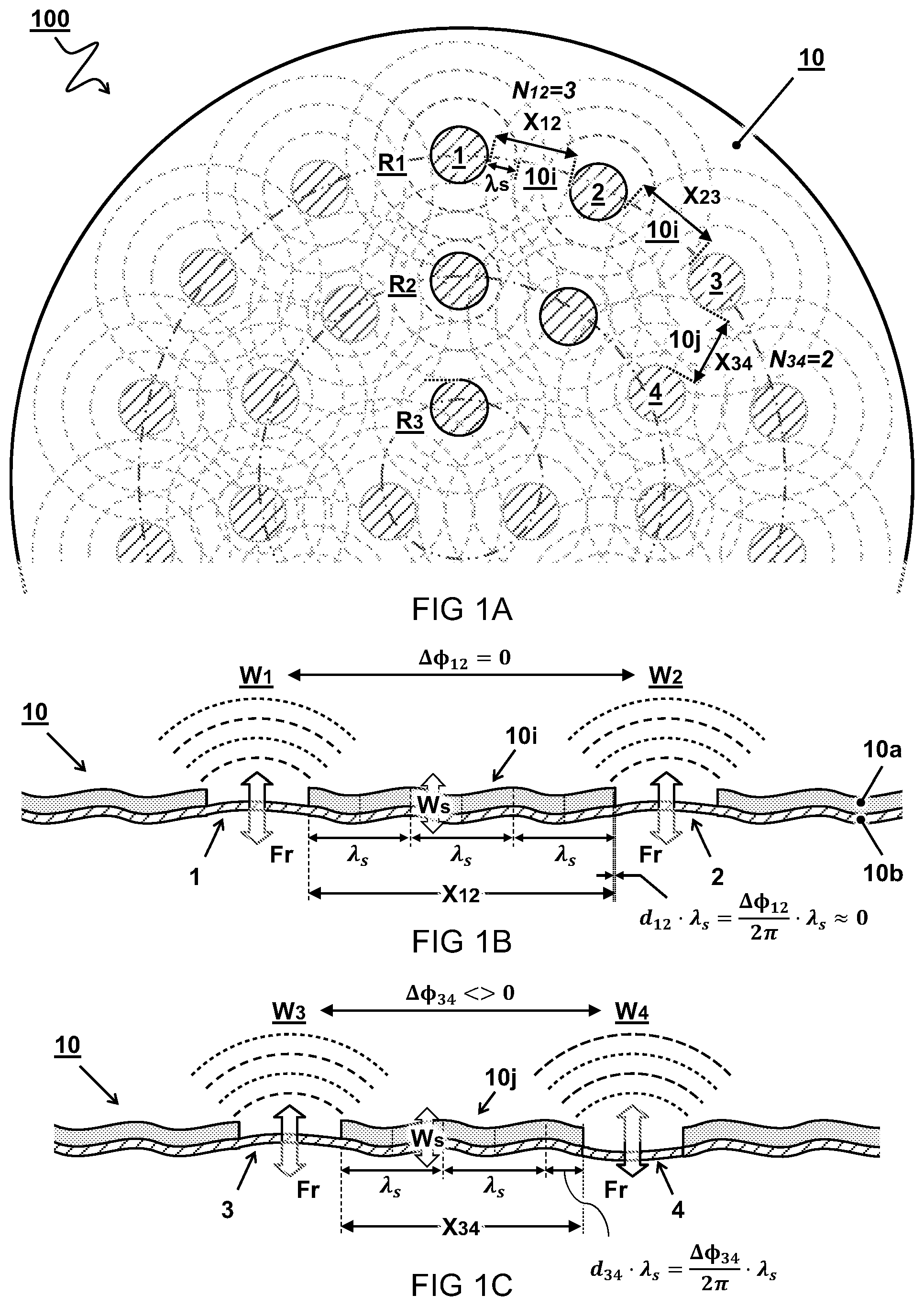 Patent US12318811 — Optimization of an acoustic membrane array — Figure 1