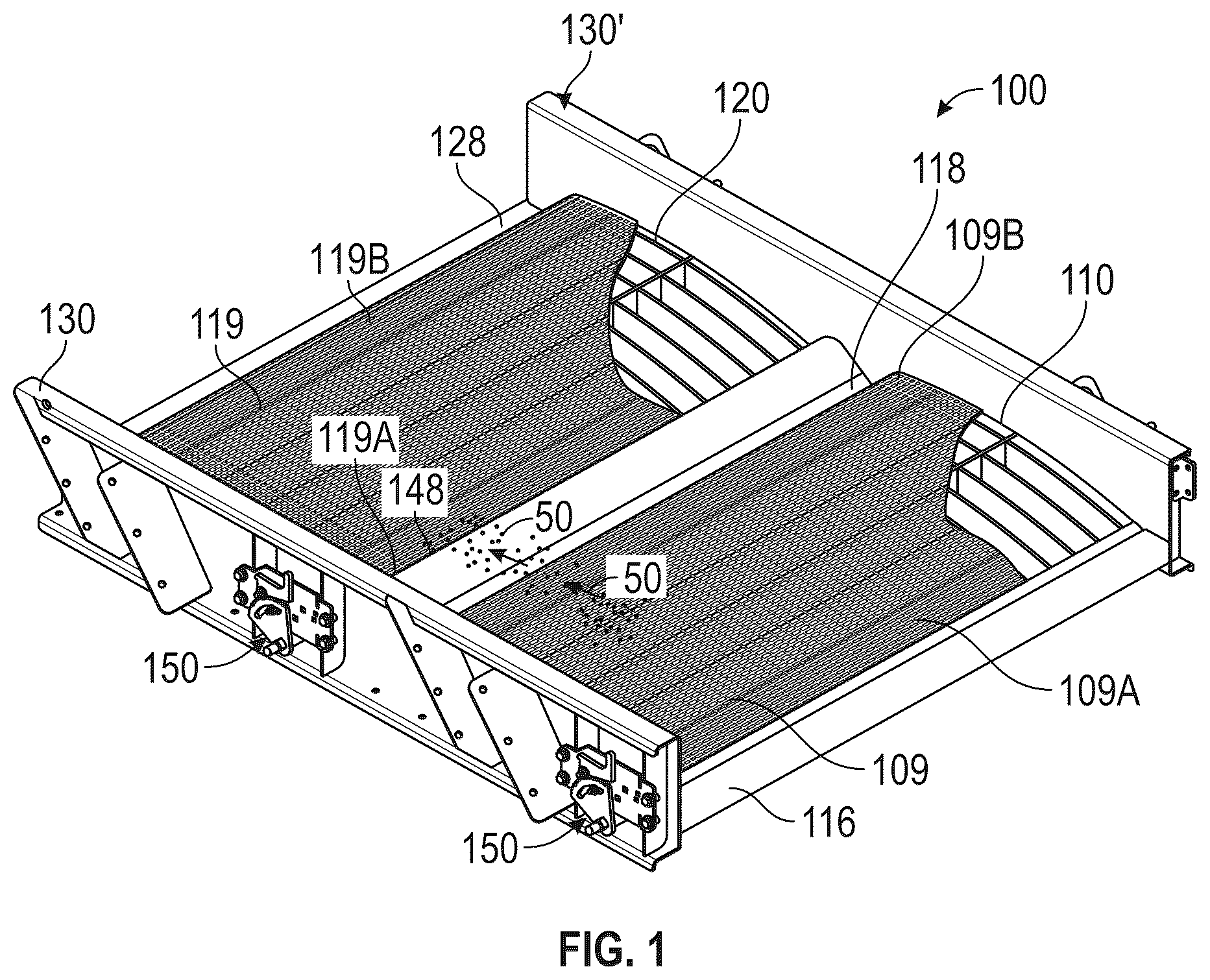 Patent US12318812 — Apparatuses, methods, and systems for vibratory screening — Figure 1