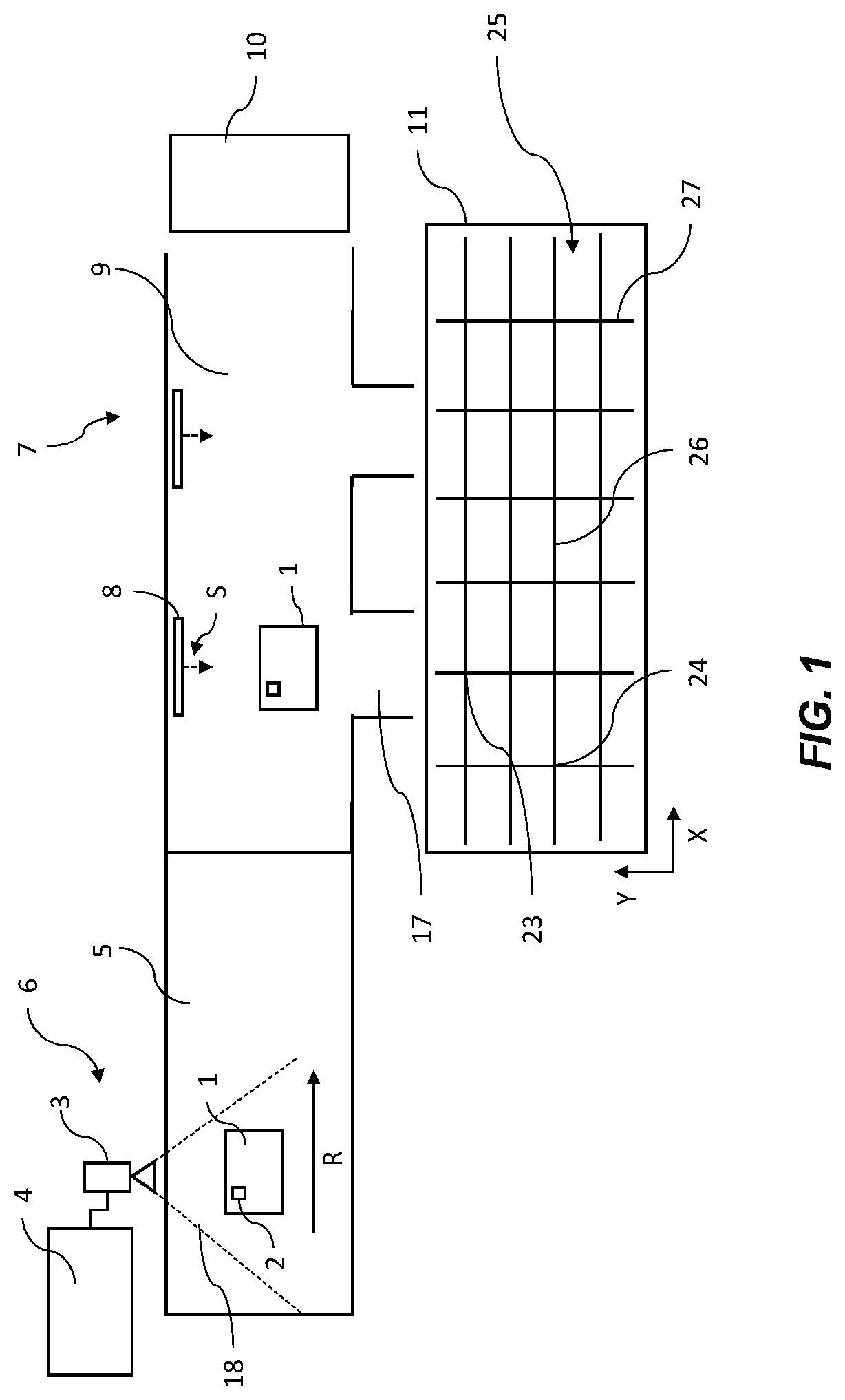 Patent US12318813 — Apparatus and method for sorting objects — Figure 1