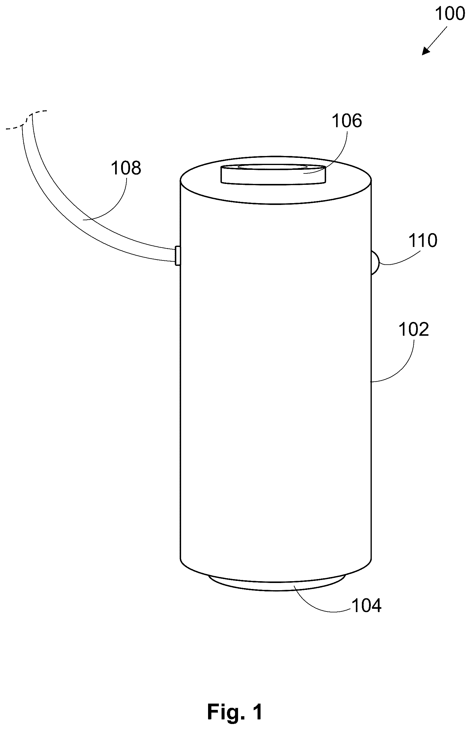 Patent US12318820 — Cleaning apparatus and associated method of use — Figure 1