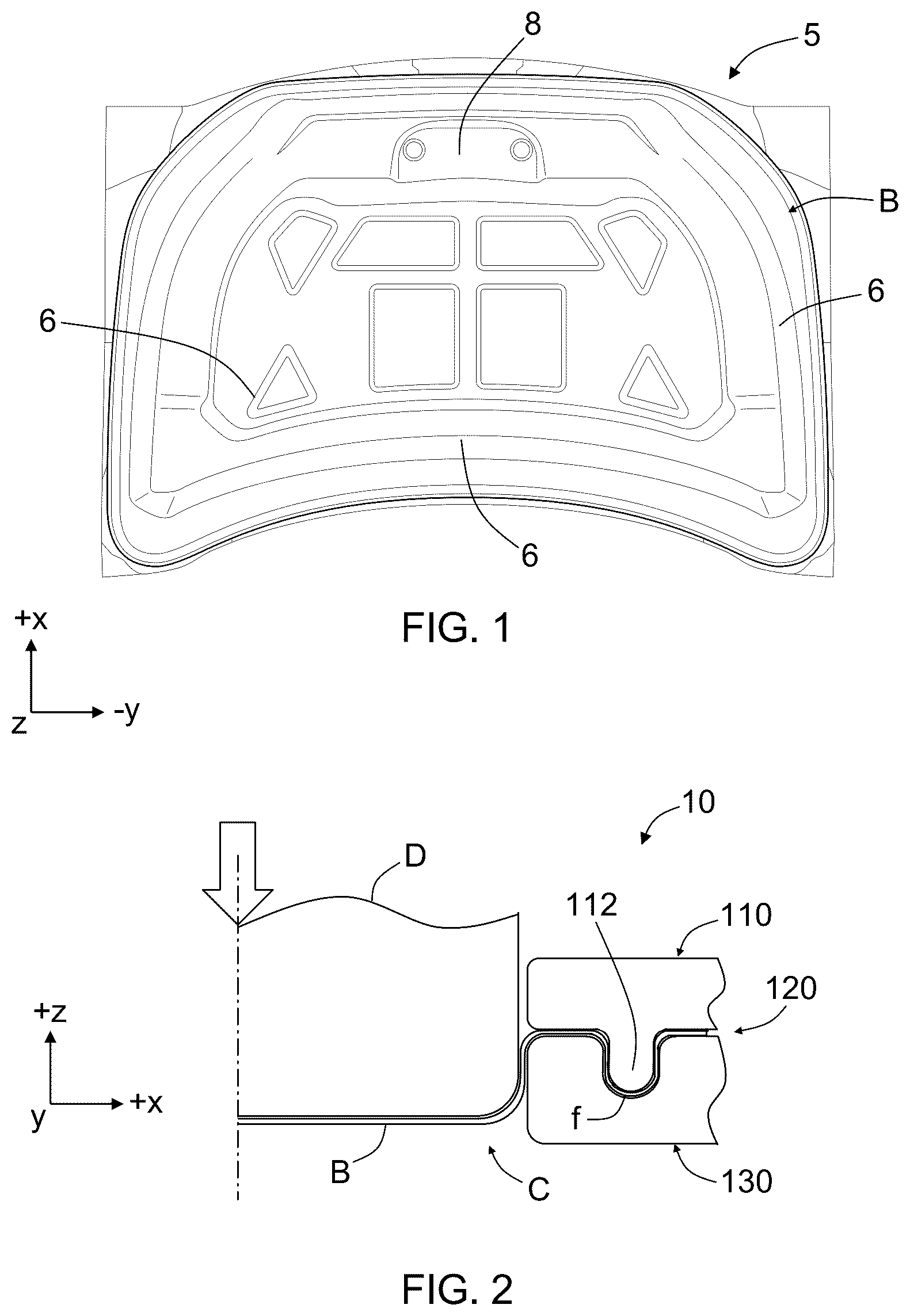 Patent US12318831 — Controllable and adjustable stamping draw bead with reverse bead geometry — Figure 1