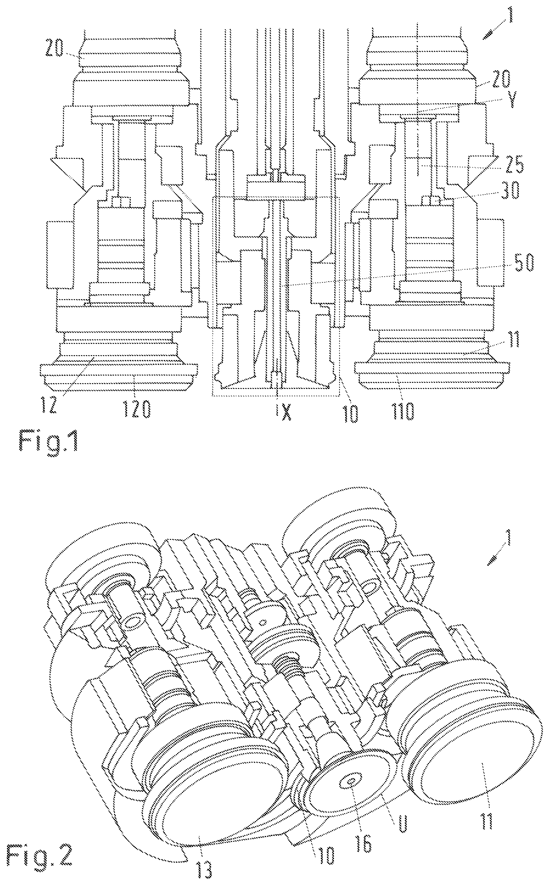 Patent US12318835 Figure 1 – Seaming device for sealing a container