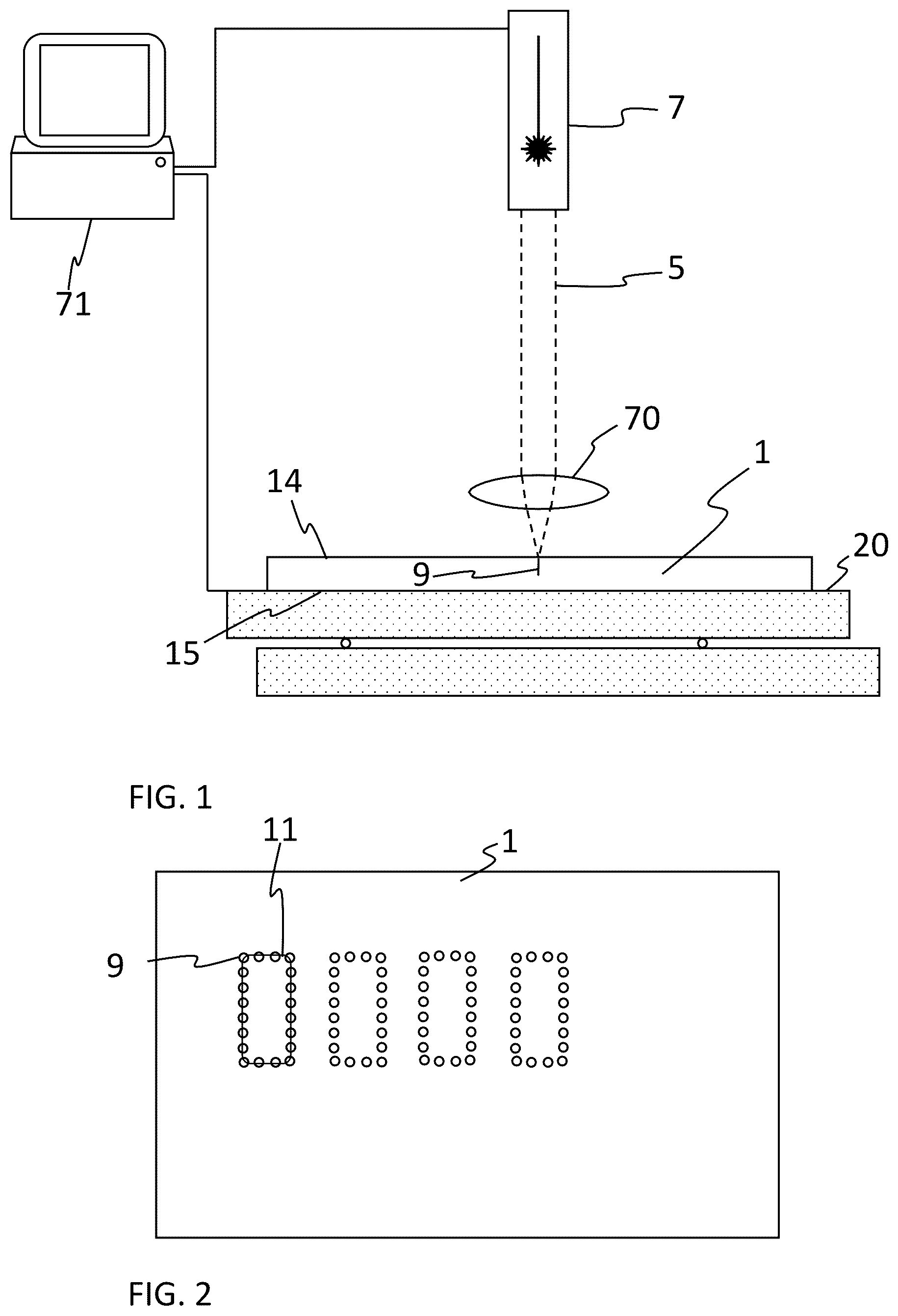 Patent US12318869 — Method of structuring a glass element and structured glass element produced thereby — Figure 1