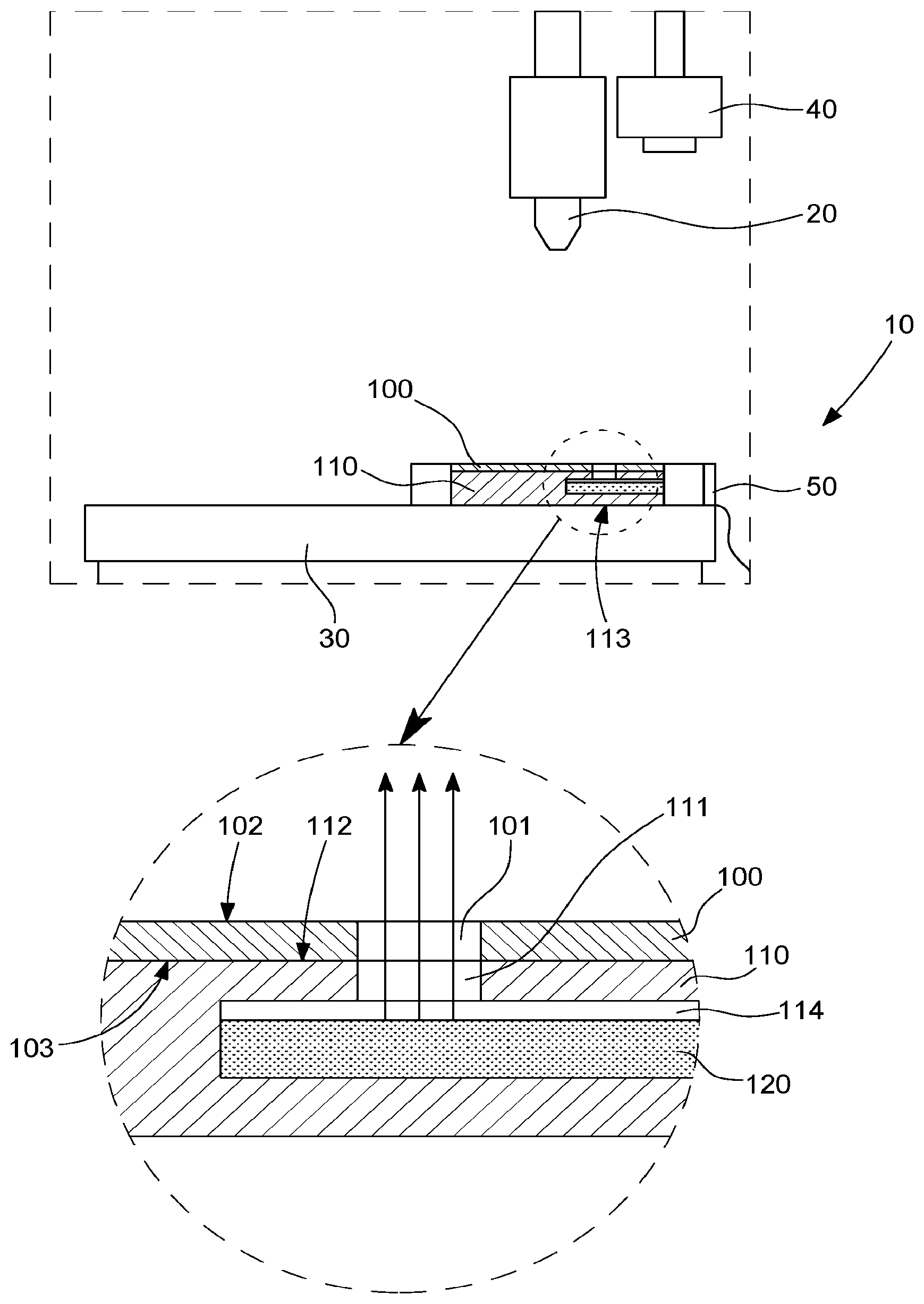 Patent US12318878 — Method for determining the position of a part in an orthonormal frame of reference based on a structure of a numerically controlled machine tool — Figure 1