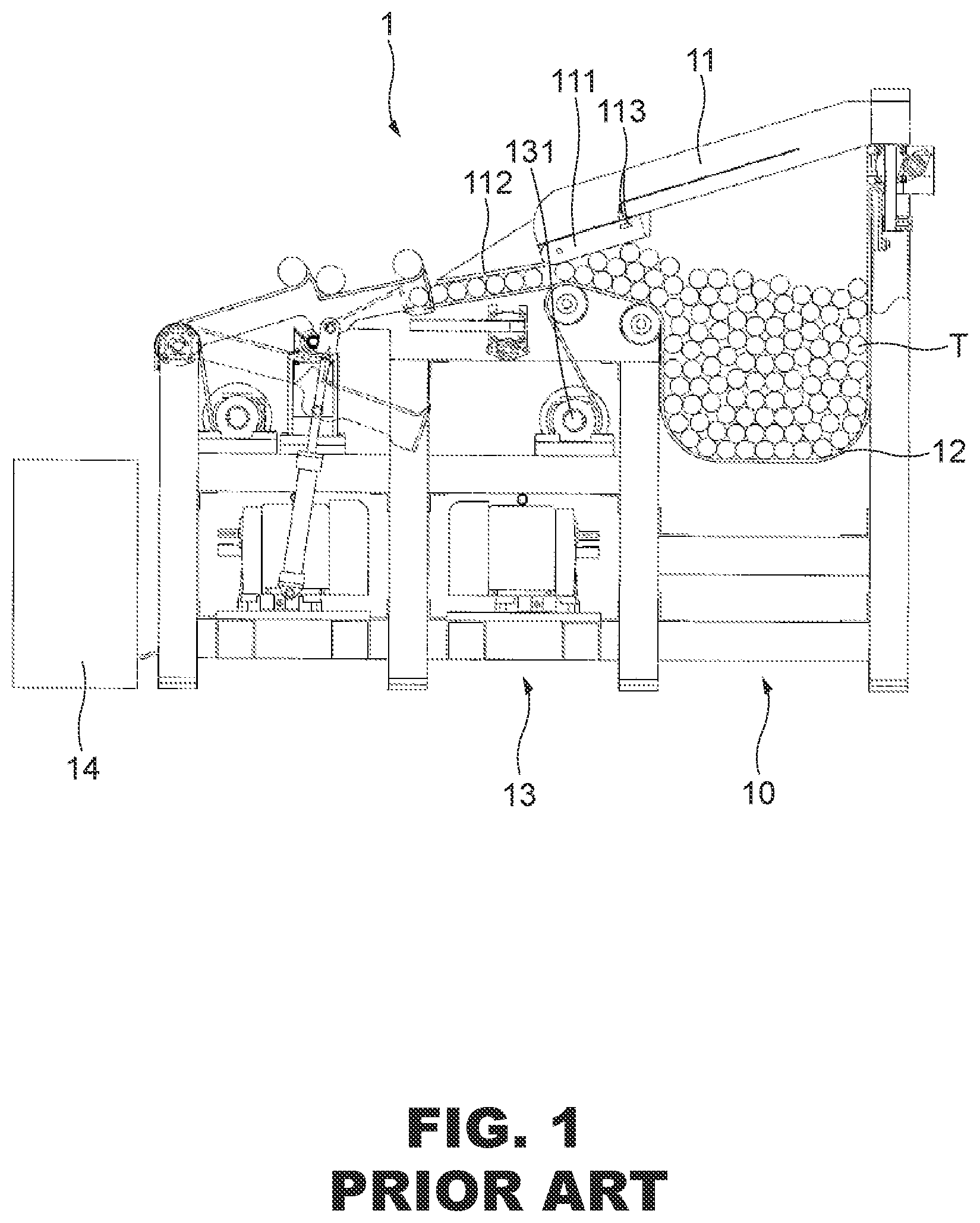 Patent US12318880 — Pipe feeding machine — Figure 1
