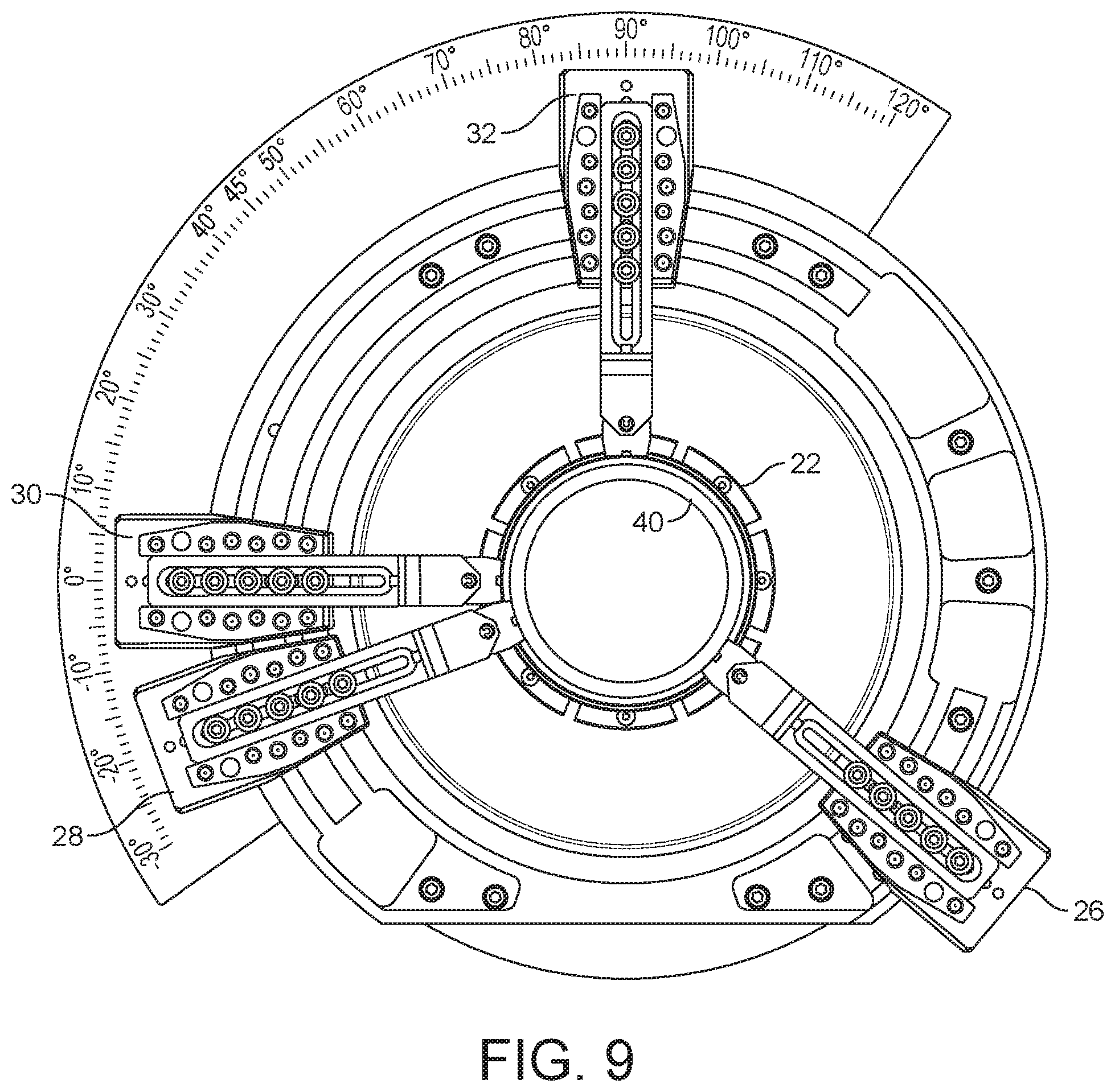 Patent US12318887 Figure 6 – Workpiece holding assembly for a grinding machine and grinding methods