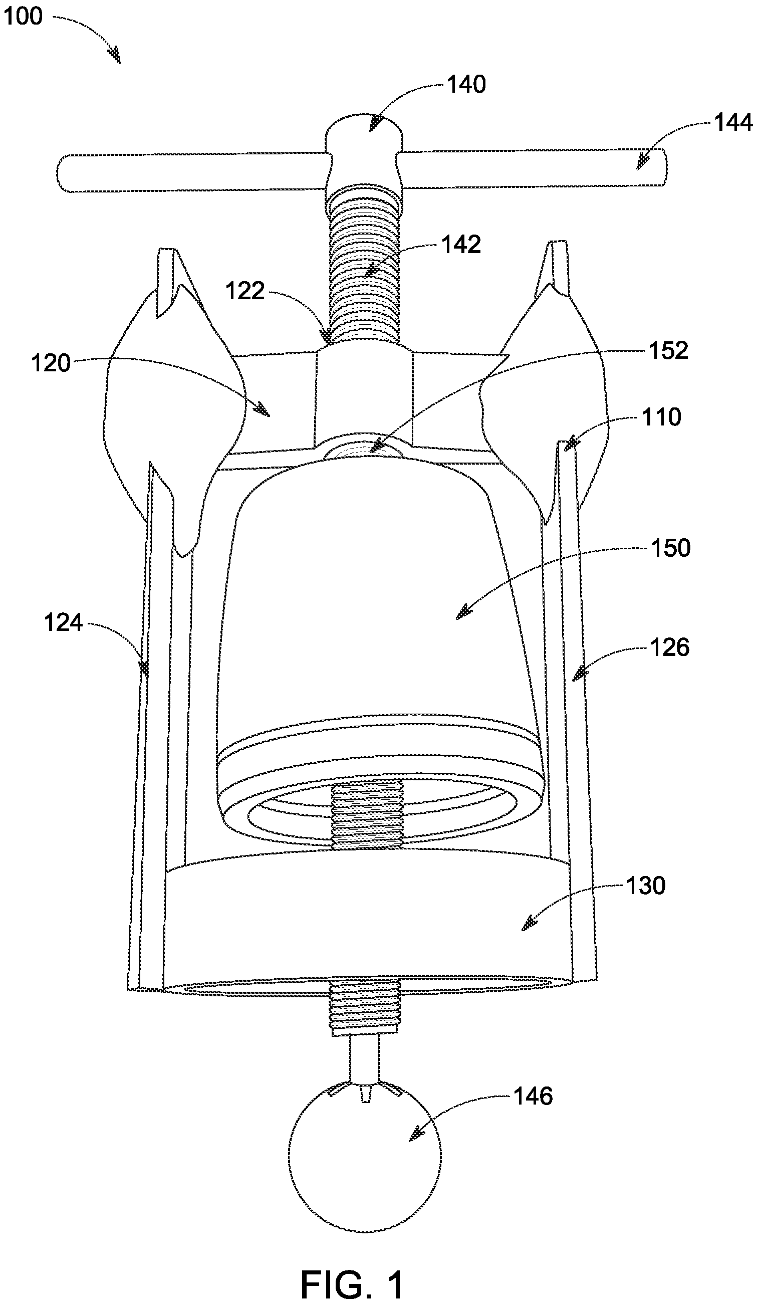 Patent US12318895 Figure 1 – Filter extraction tool