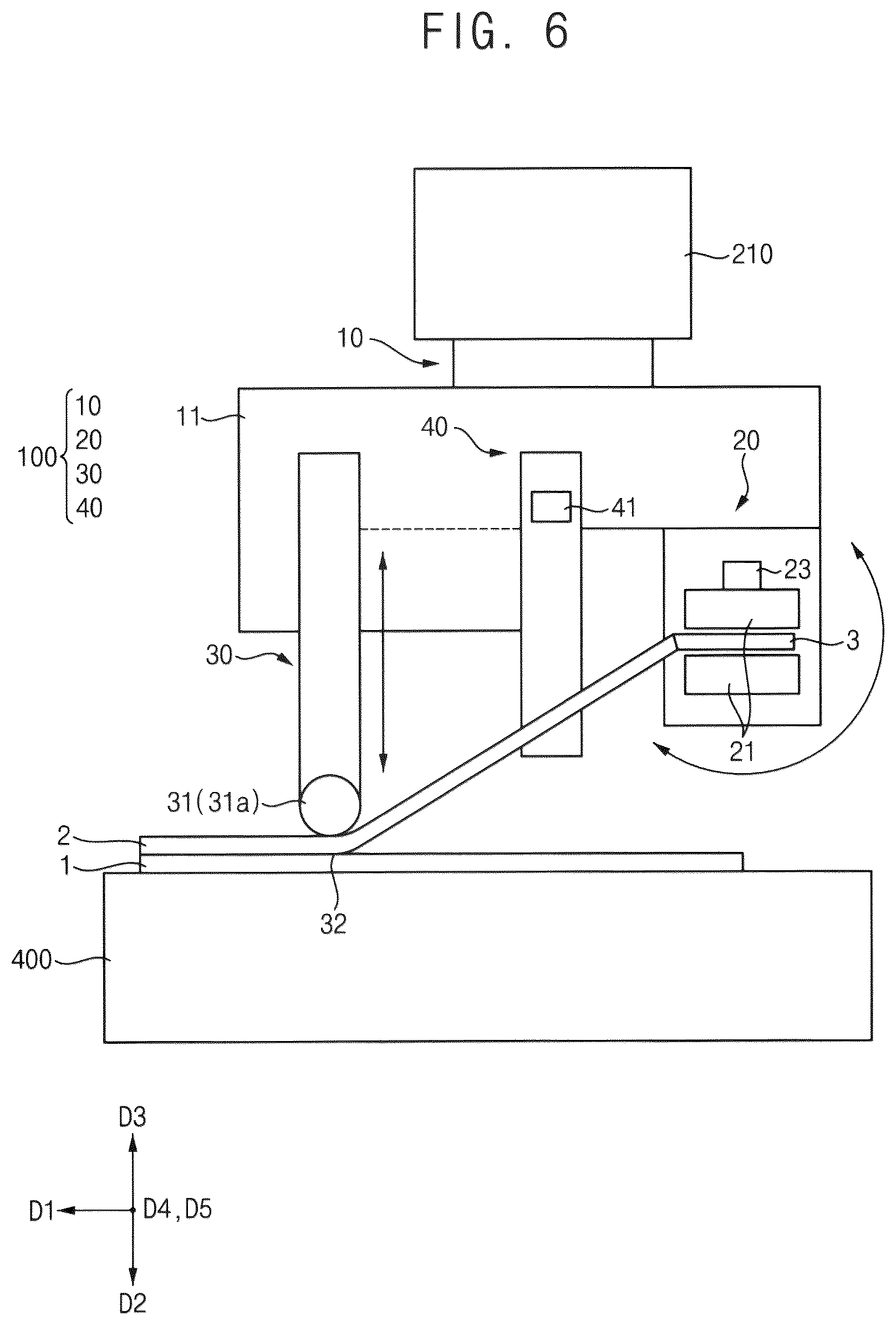Patent US12318911 Figure 5 – Film peeling apparatus and film peeling method using the same