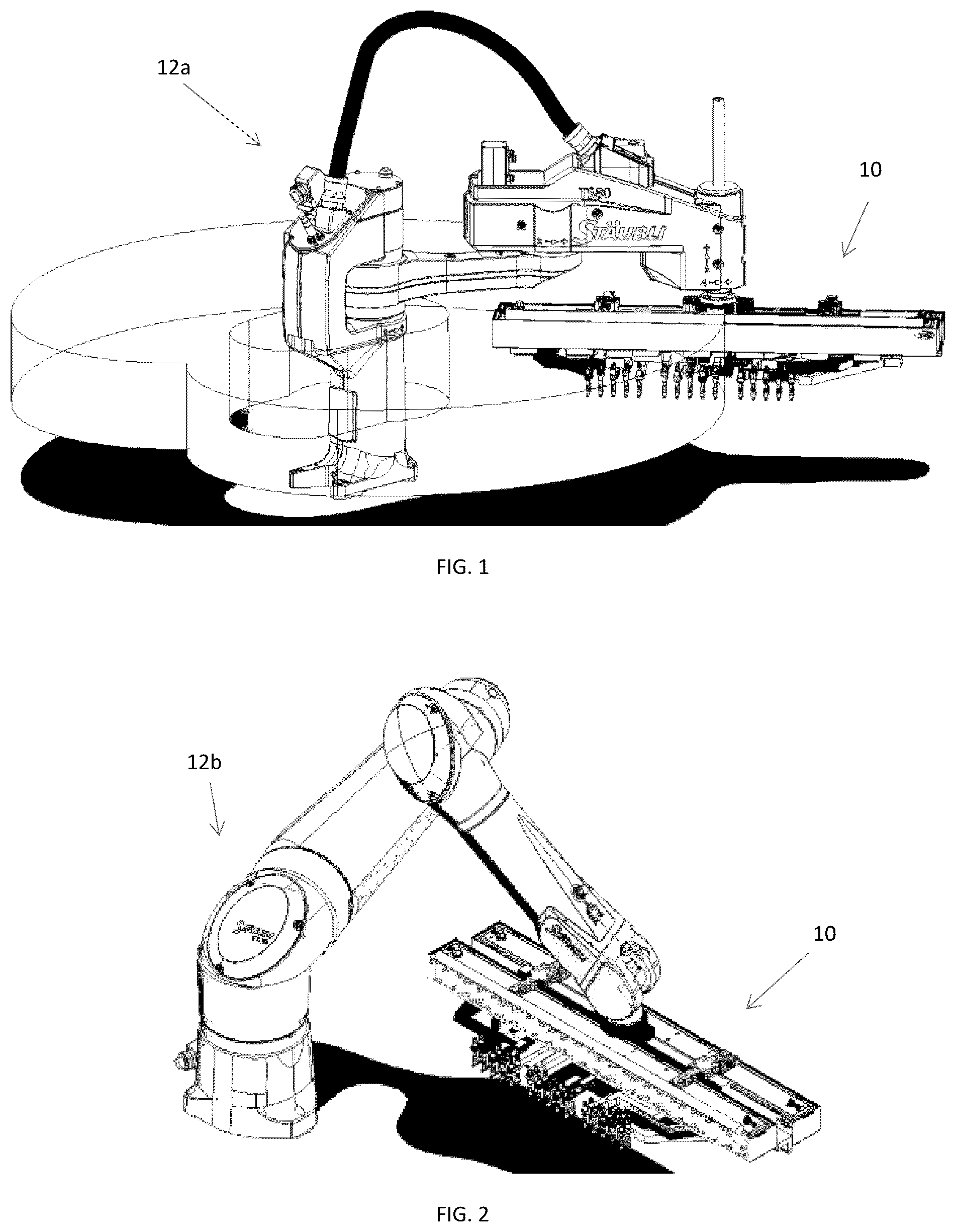 Patent US12318917 Figure 1 – End of arm tool with programmable pitch