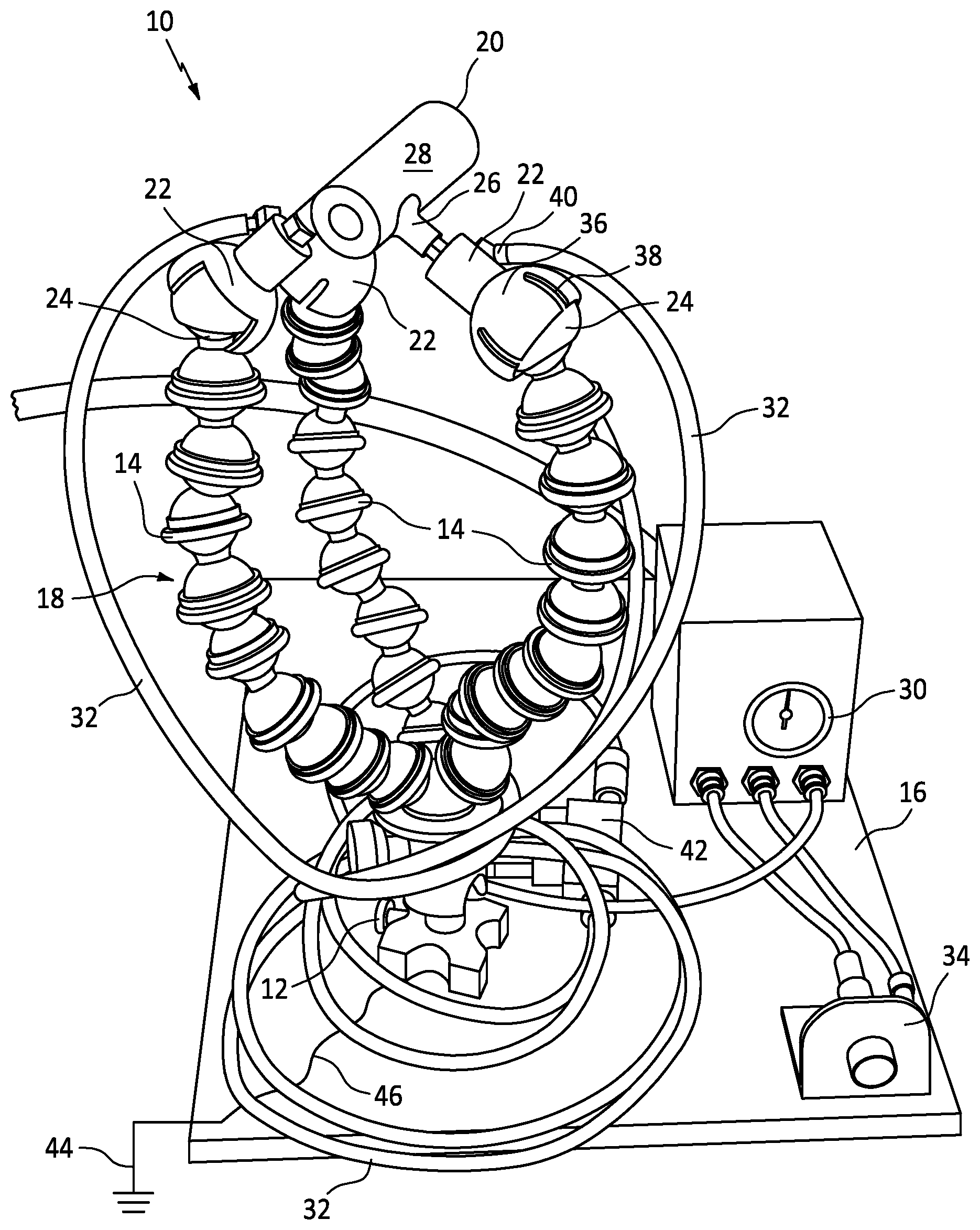 Patent US12318918 — Flexible vacuum assembly fixture — Figure 1