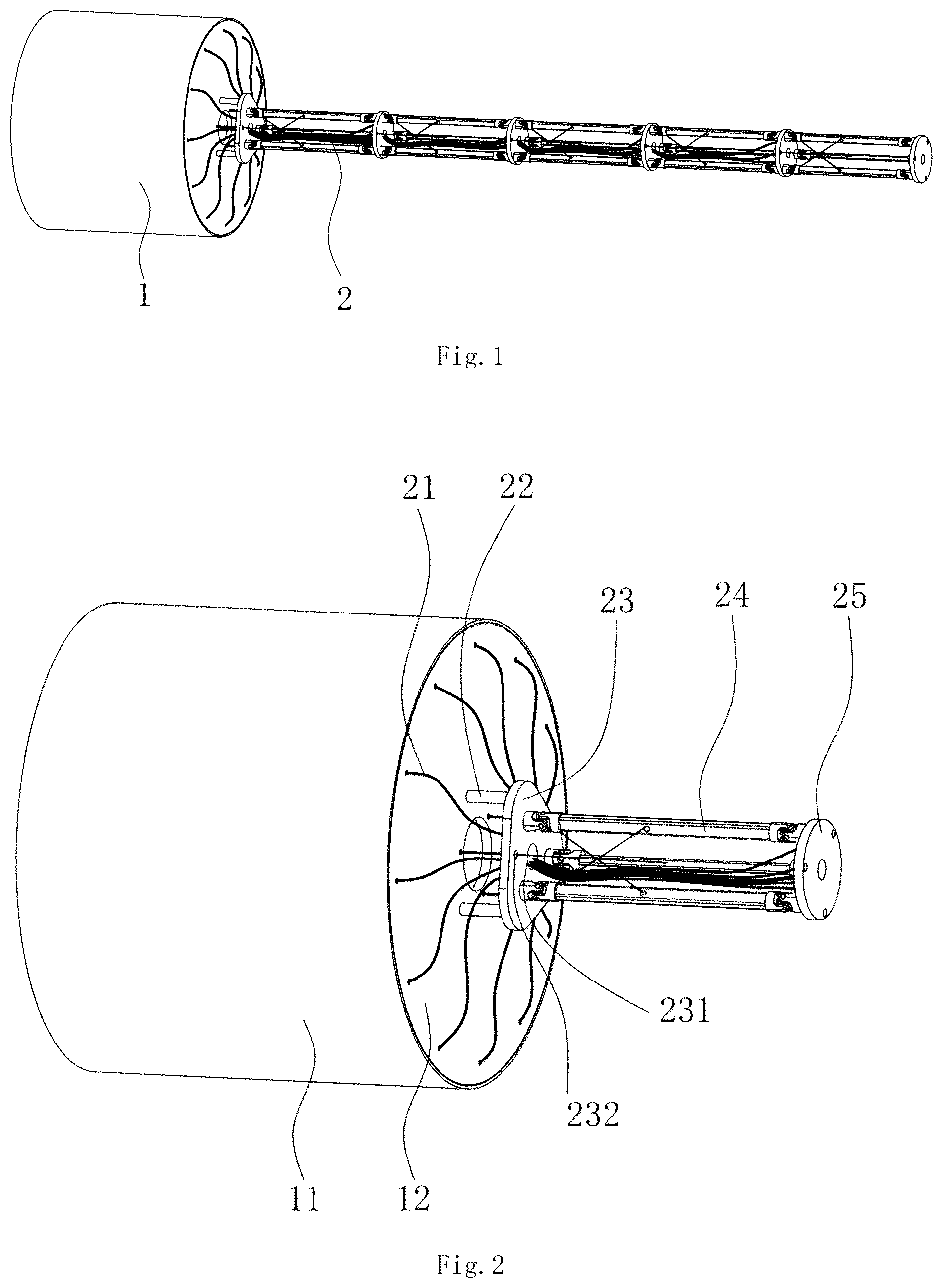 Patent US12318927 — High-accuracy snake arm with large load and long-distance radiation resistance — Figure 1